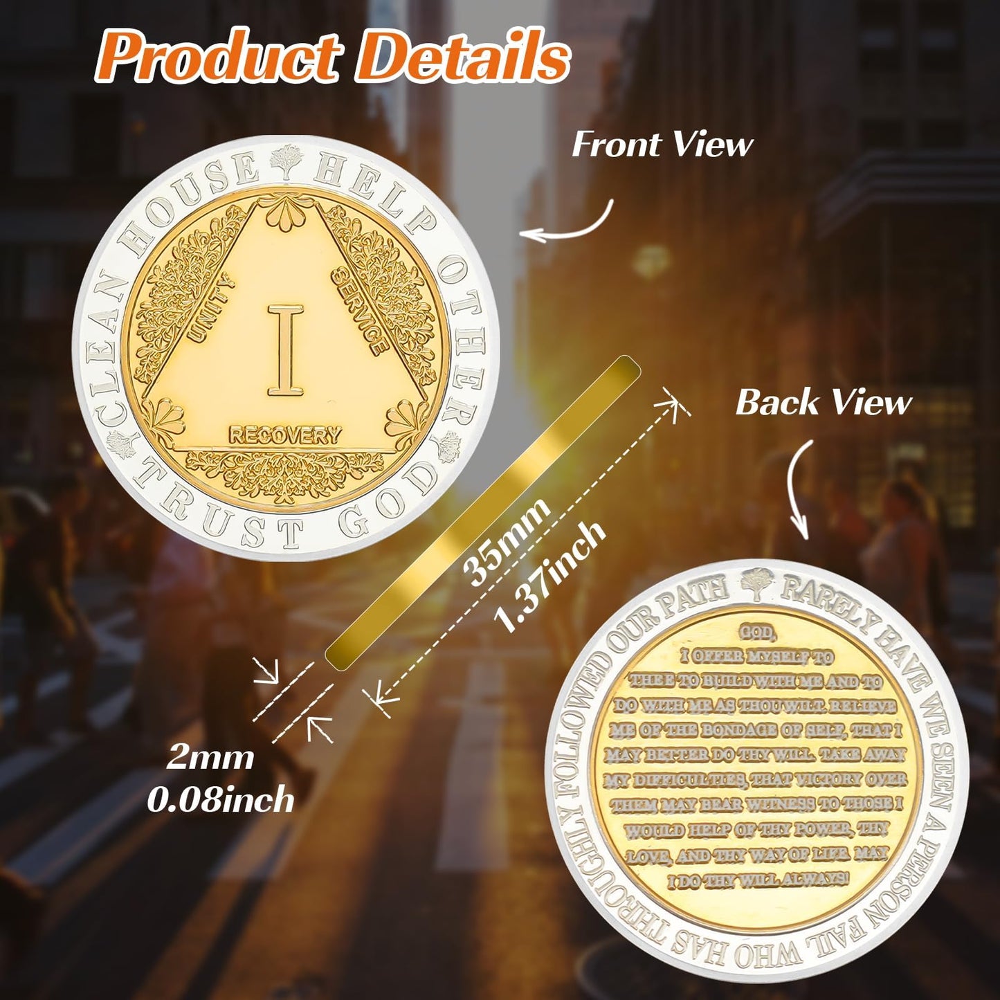 Recovery Golden Hope Sobriety Coin mysite