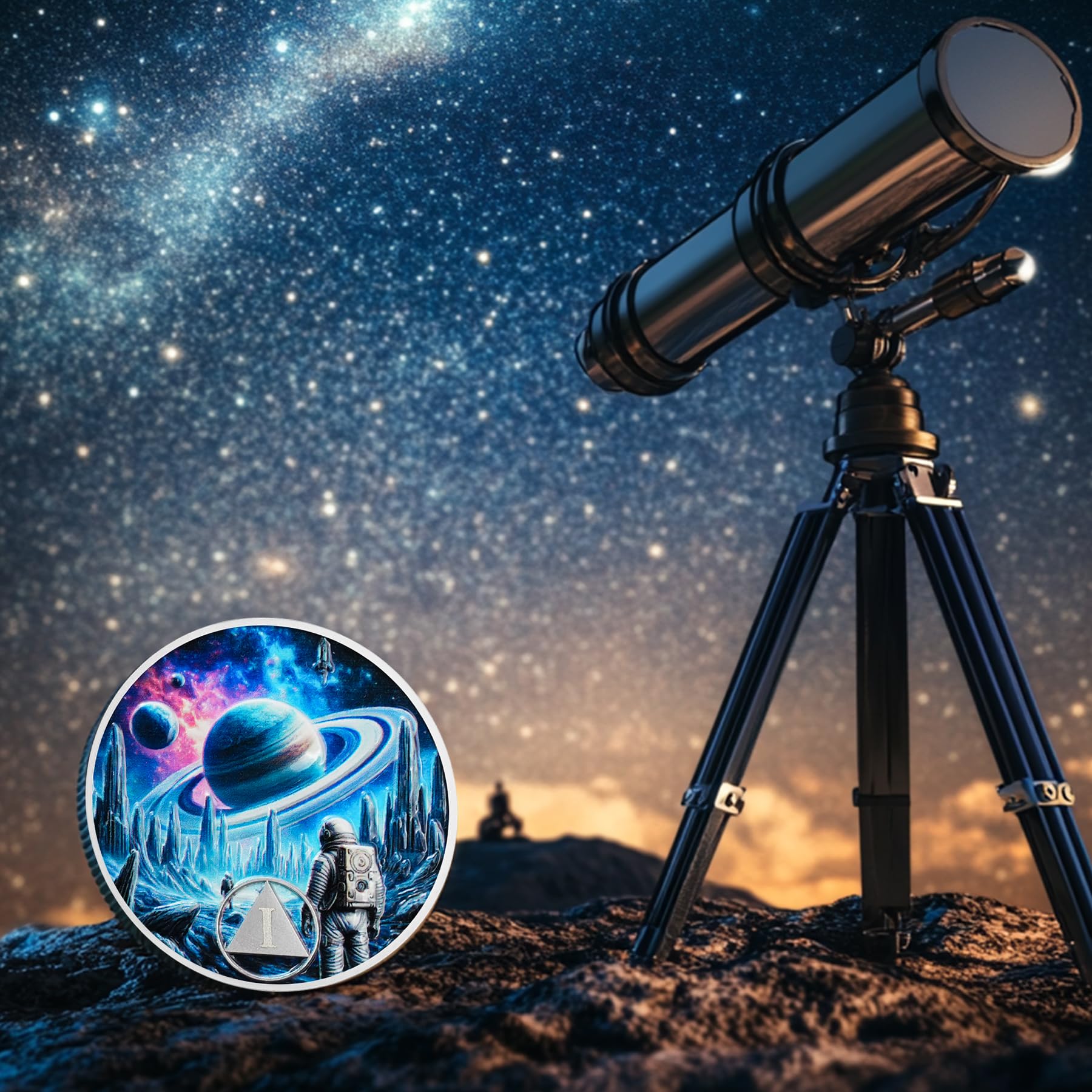 Personalized Cosmic Trek Awakening The Inner Self Recovery Sobriety Coin mysite