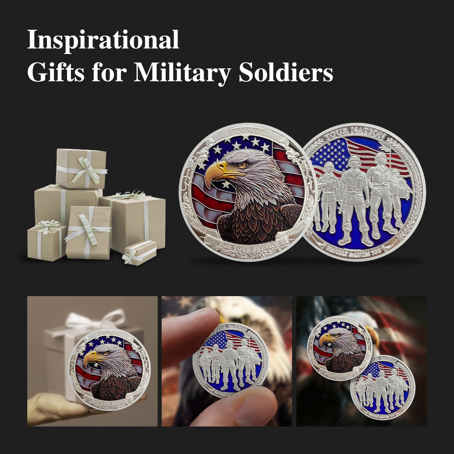 Thank You for Your Service Challenge Coins for Veterans mysite