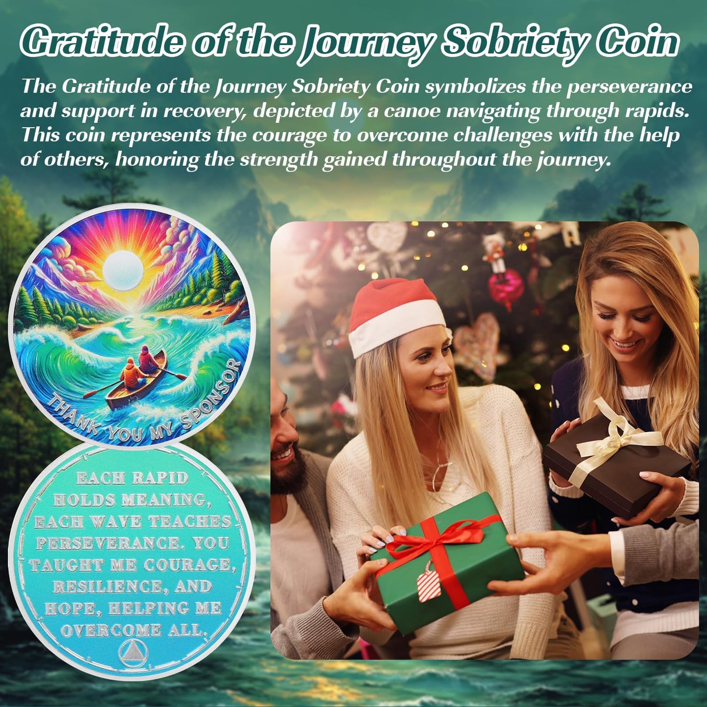 Thank You My Sponsor Sobriety Coin mysite