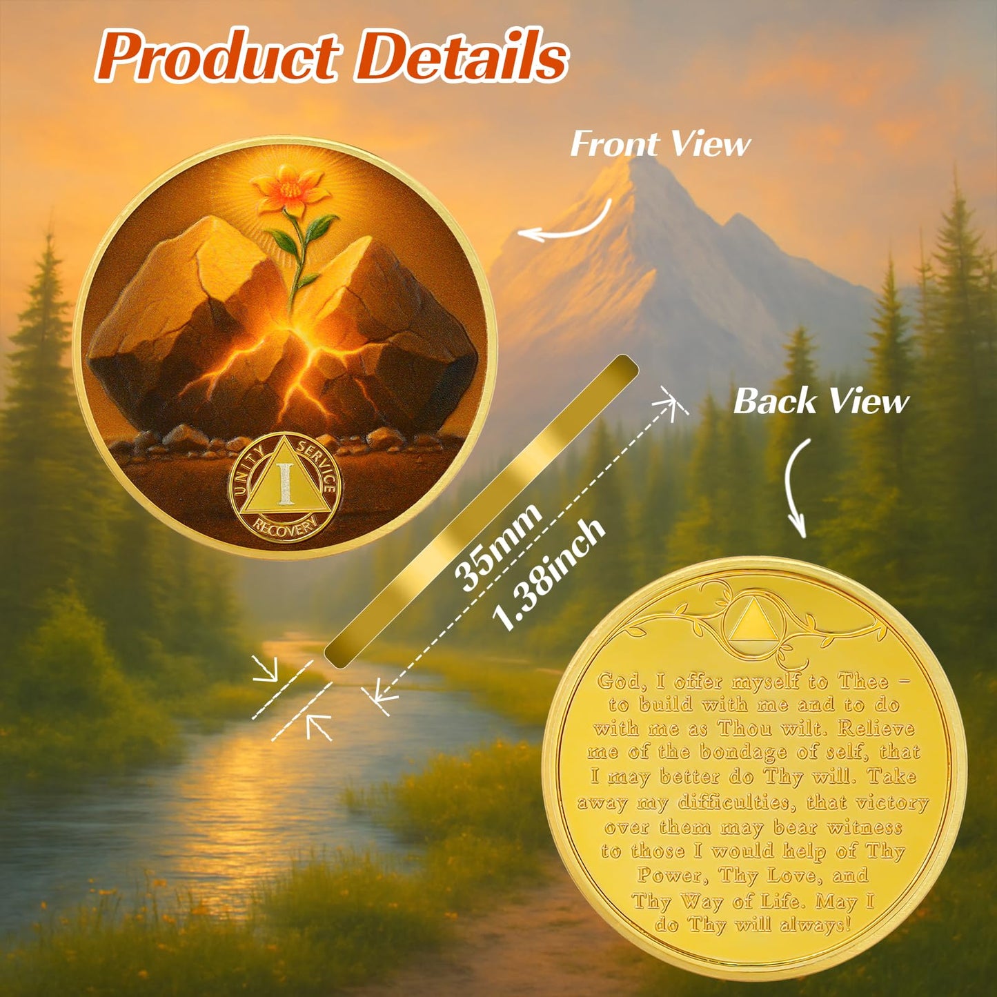 Personalized Hope in The Crack Sobriety Coin mysite