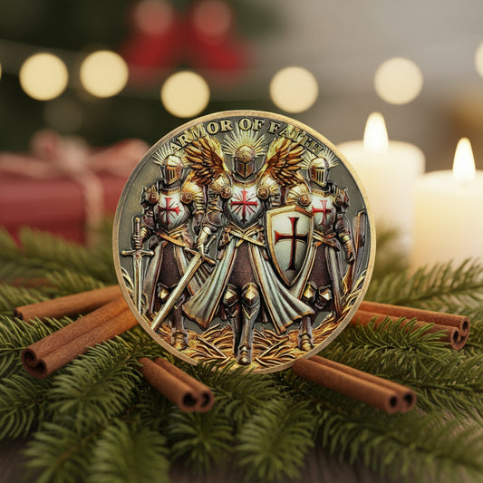 Three Knights Armor Challenge Coin mysite