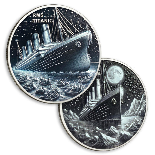 Titanic Cruise Artwork Never Sinking Cruise Ship Commemorative Coins mysite