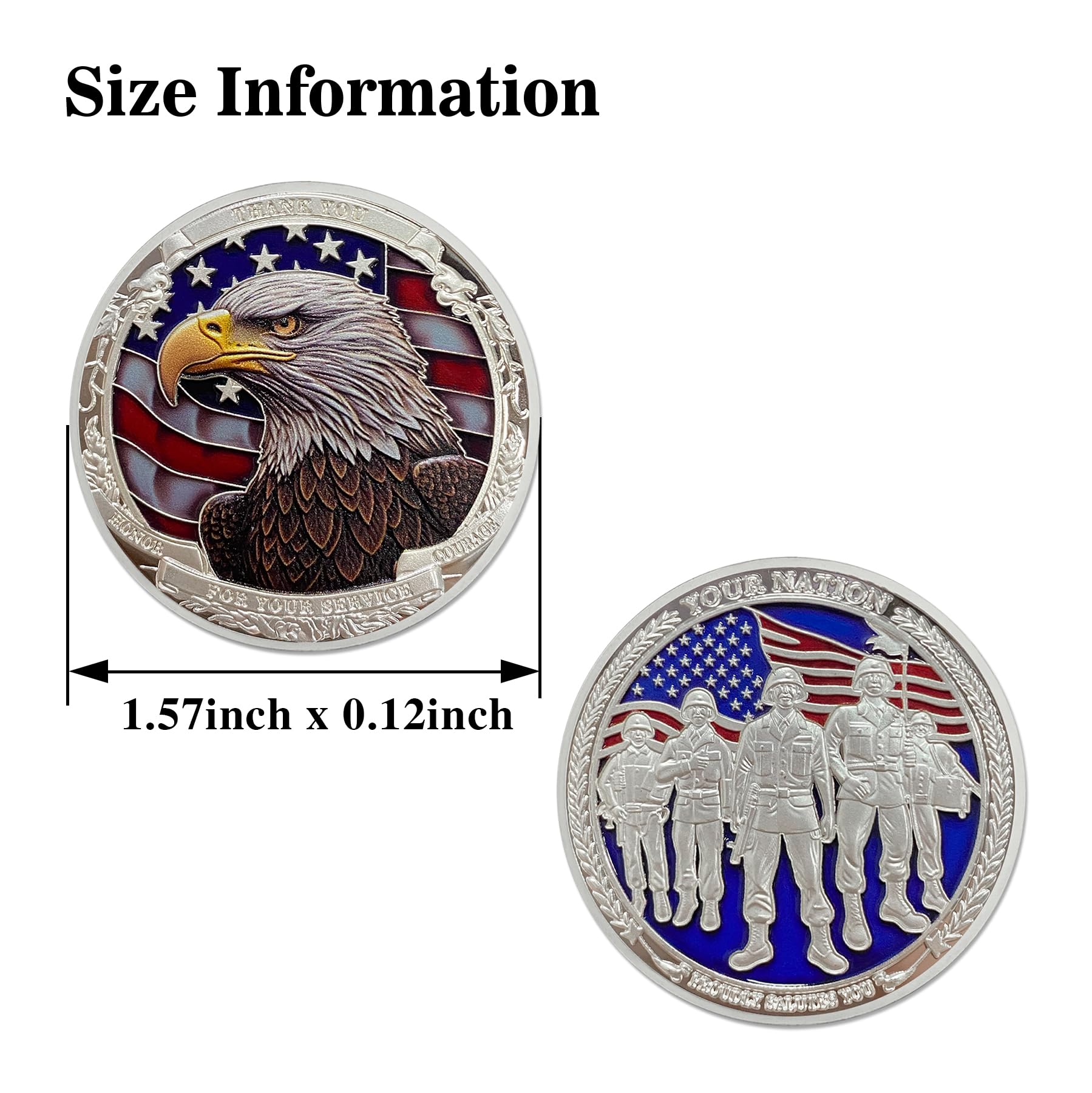 Thank You for Your Service Challenge Coins for Veterans mysite