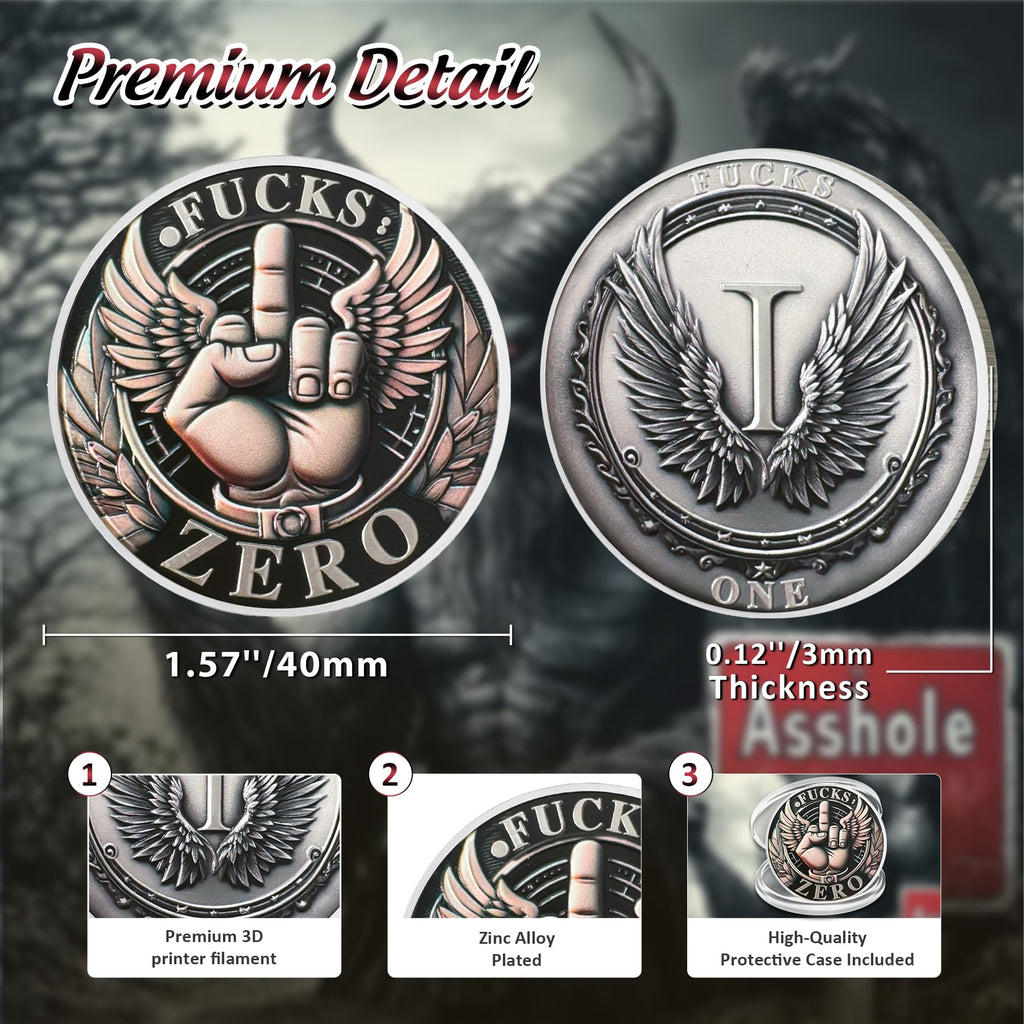 Delicate Zero F's Given Funny Coin mysite