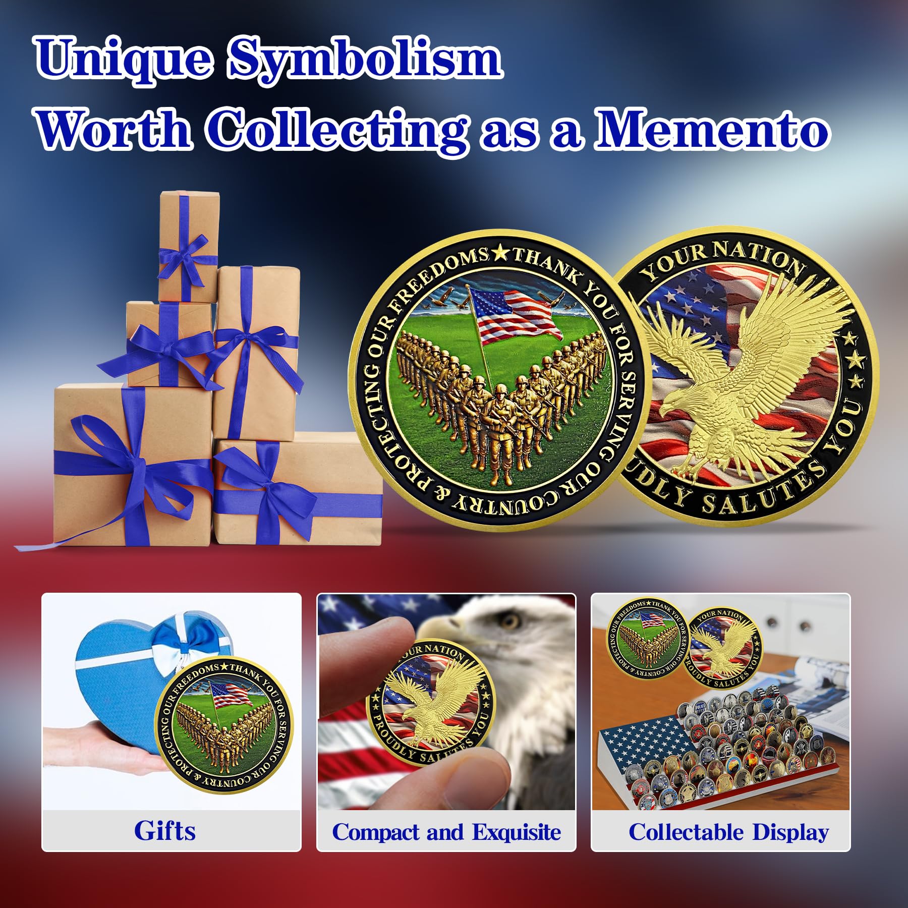 Your Nation Proudly Salutes You Military Veterans Challenge Coin mysite