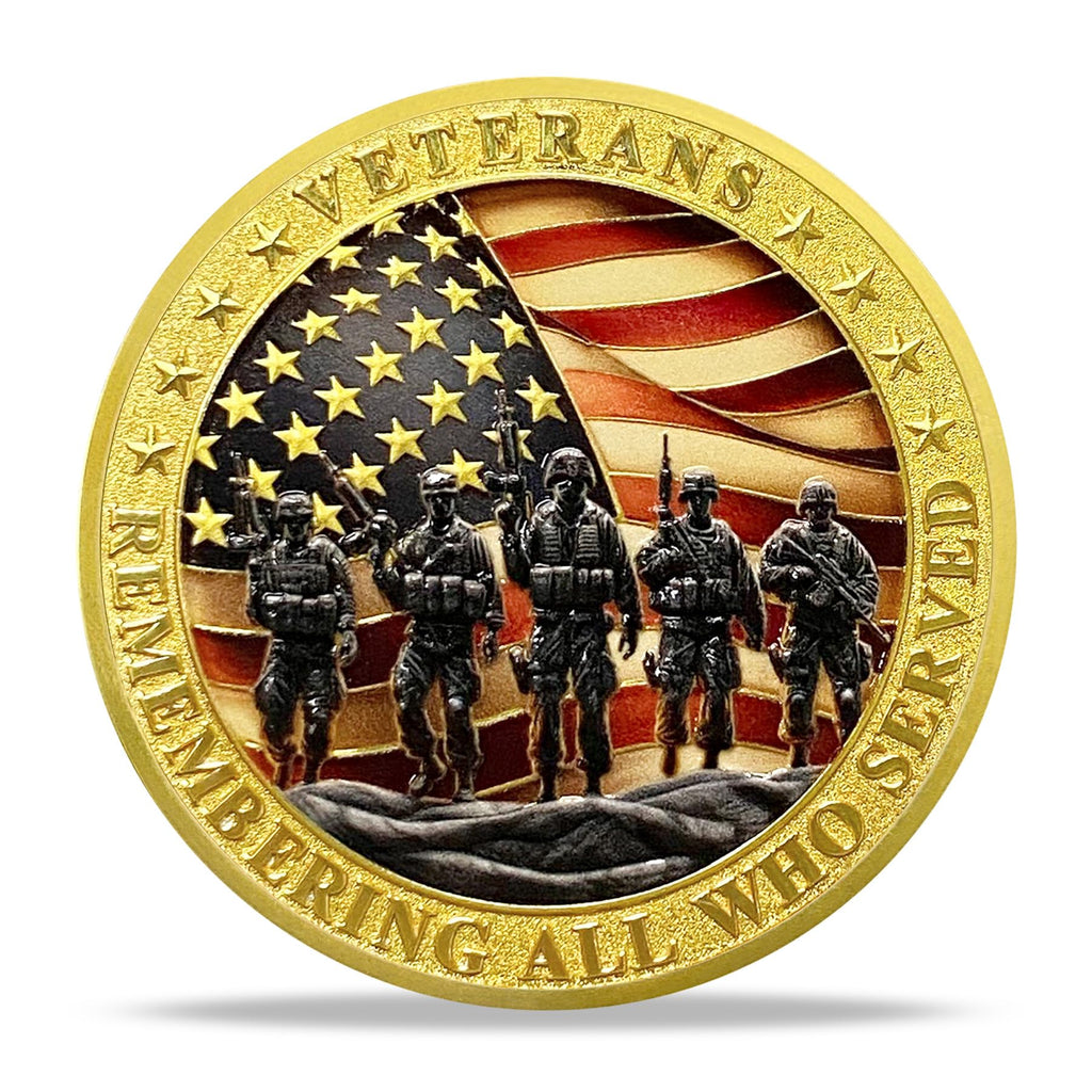 Thank You for Your Service Military Veterans Challenge Coin mysite