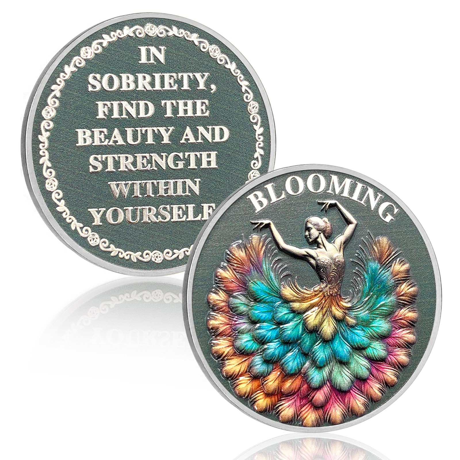 Blooming & Awakening Dancing Life Sobriety Coin mysite