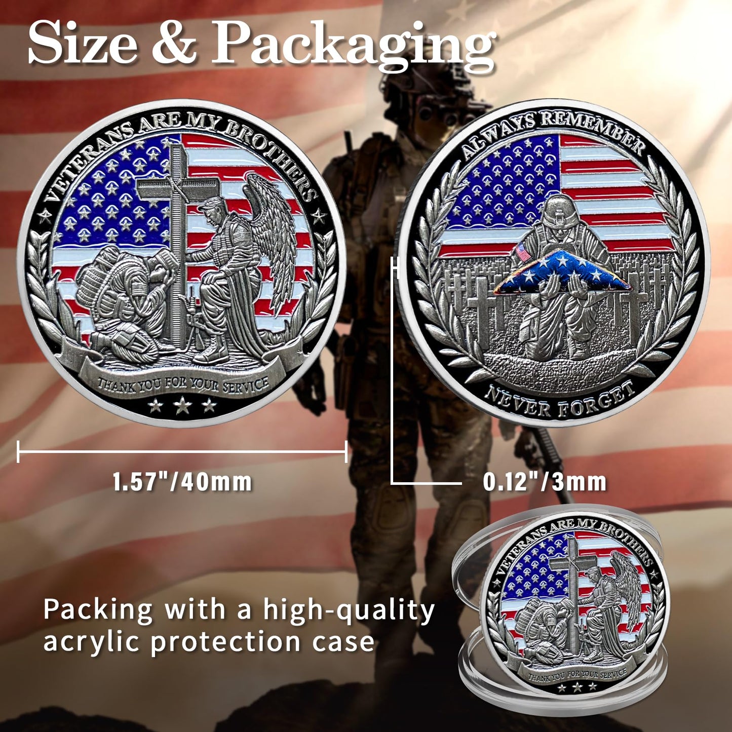 US Military Coins Veteran Challenge Coin mysite