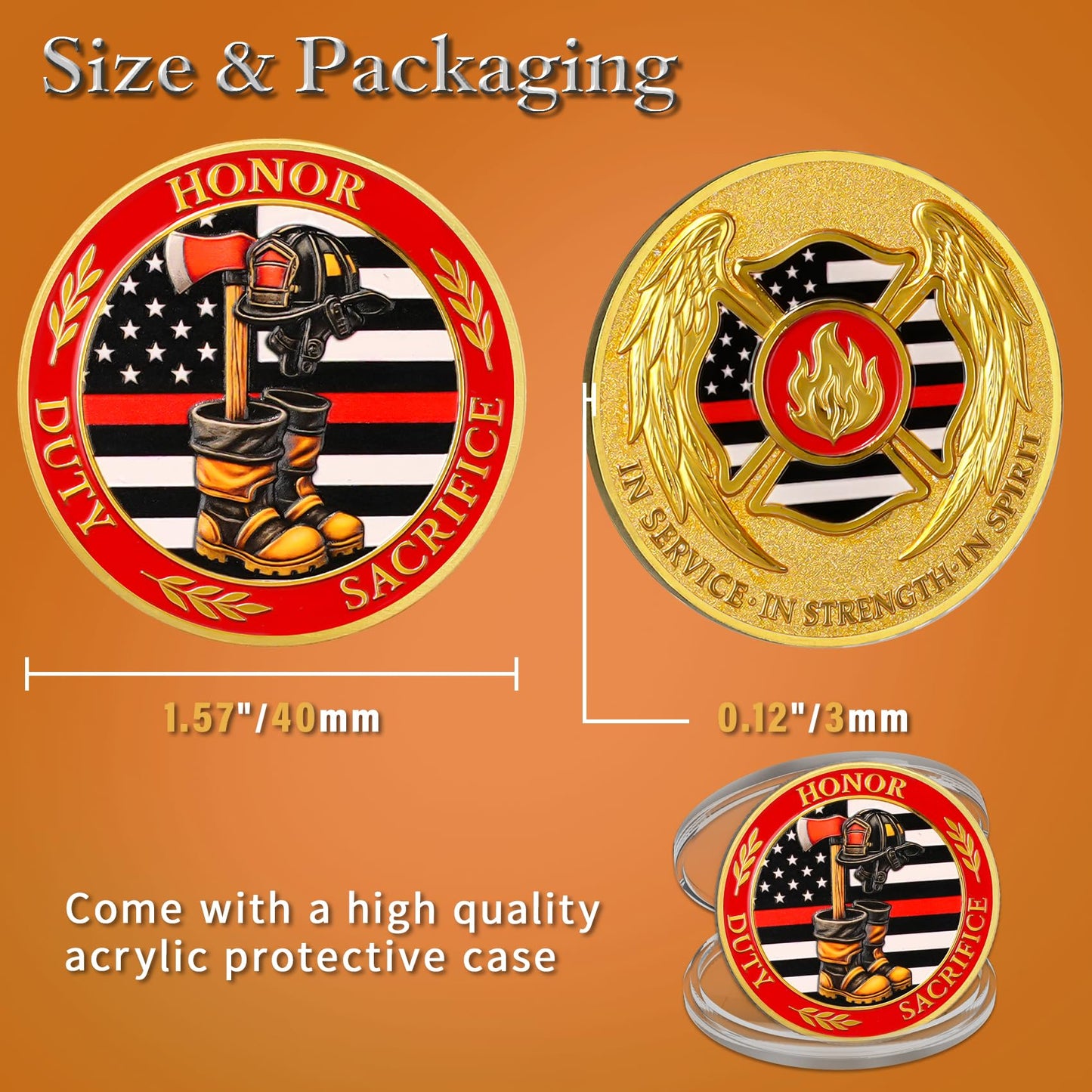 First Responder Firefighter Challenge Coin mysite