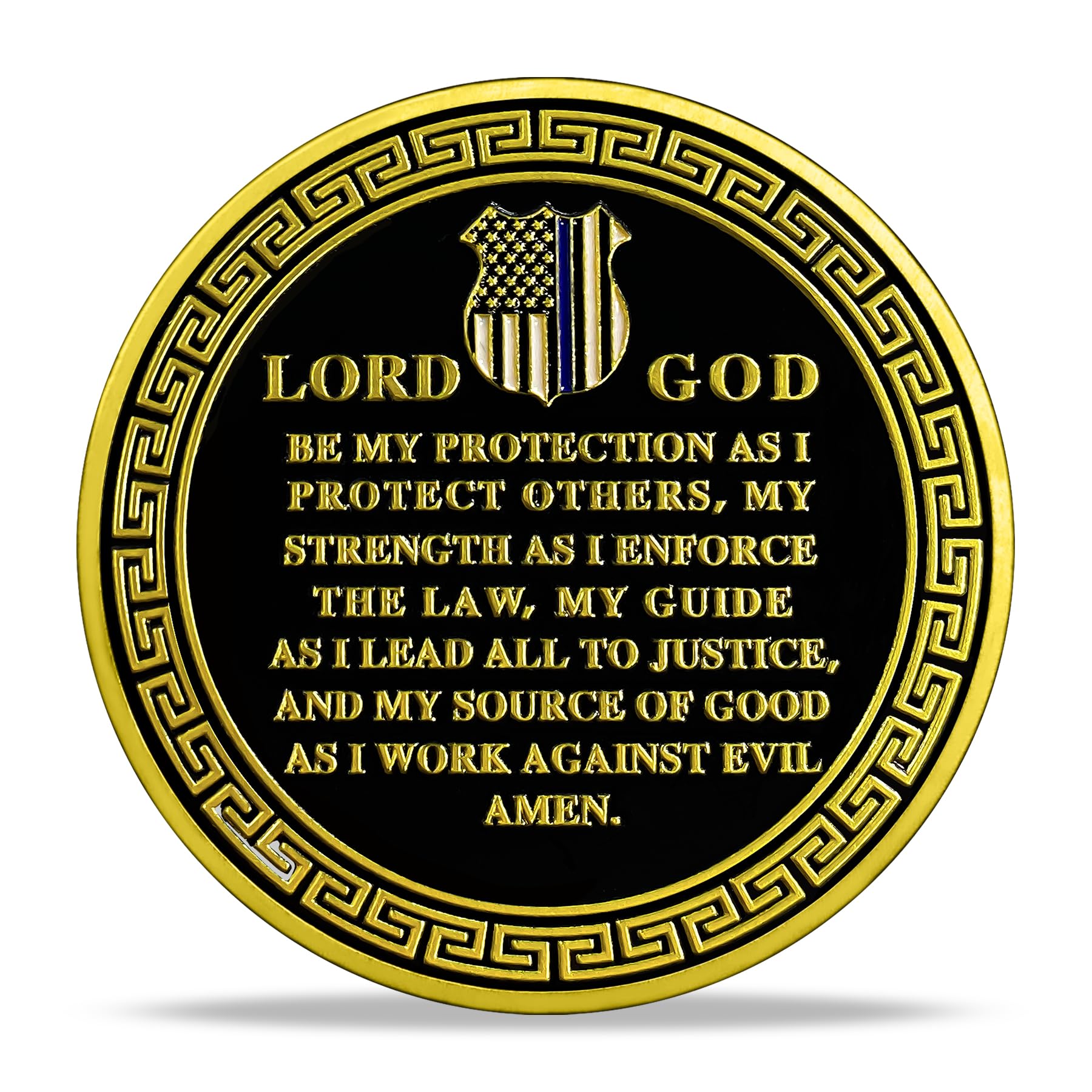 Police Patron Saint of Law Enforcement Archangel Michael Coin mysite
