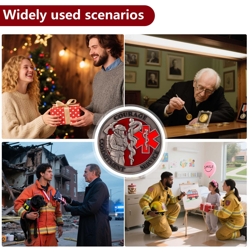 Firefighter Salute Challenge Coin mysite