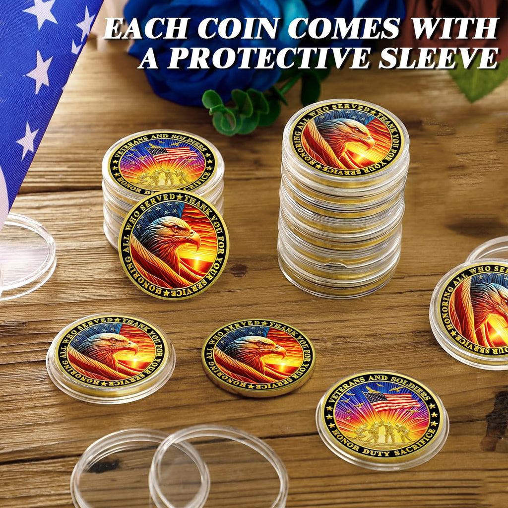 Honoring All Who Served Thank You for Your Service Military Veterans Challenge Coins mysite