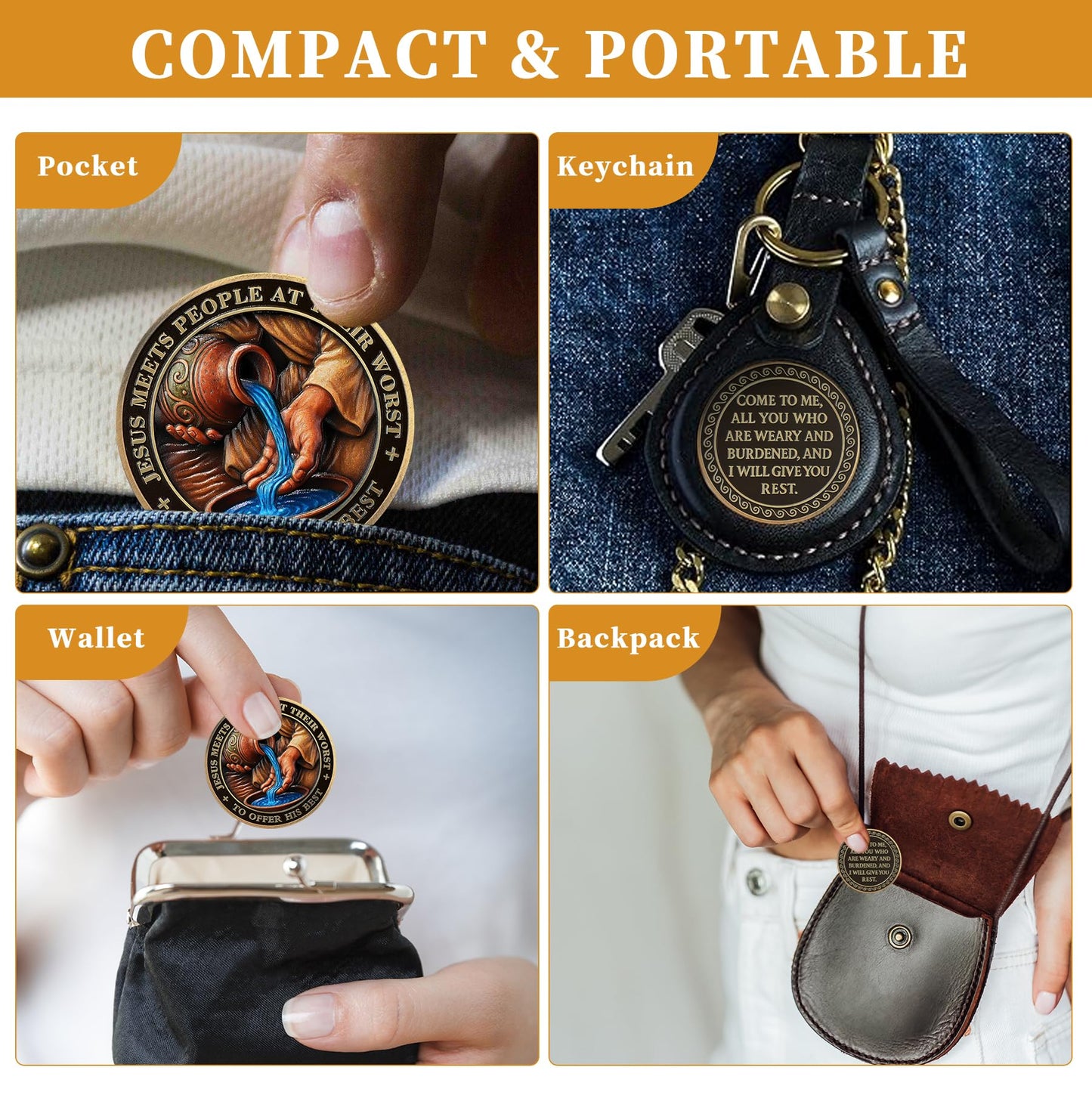 Jesus Meets People at Their Worst  Christian Jesus Grace Coin mysite