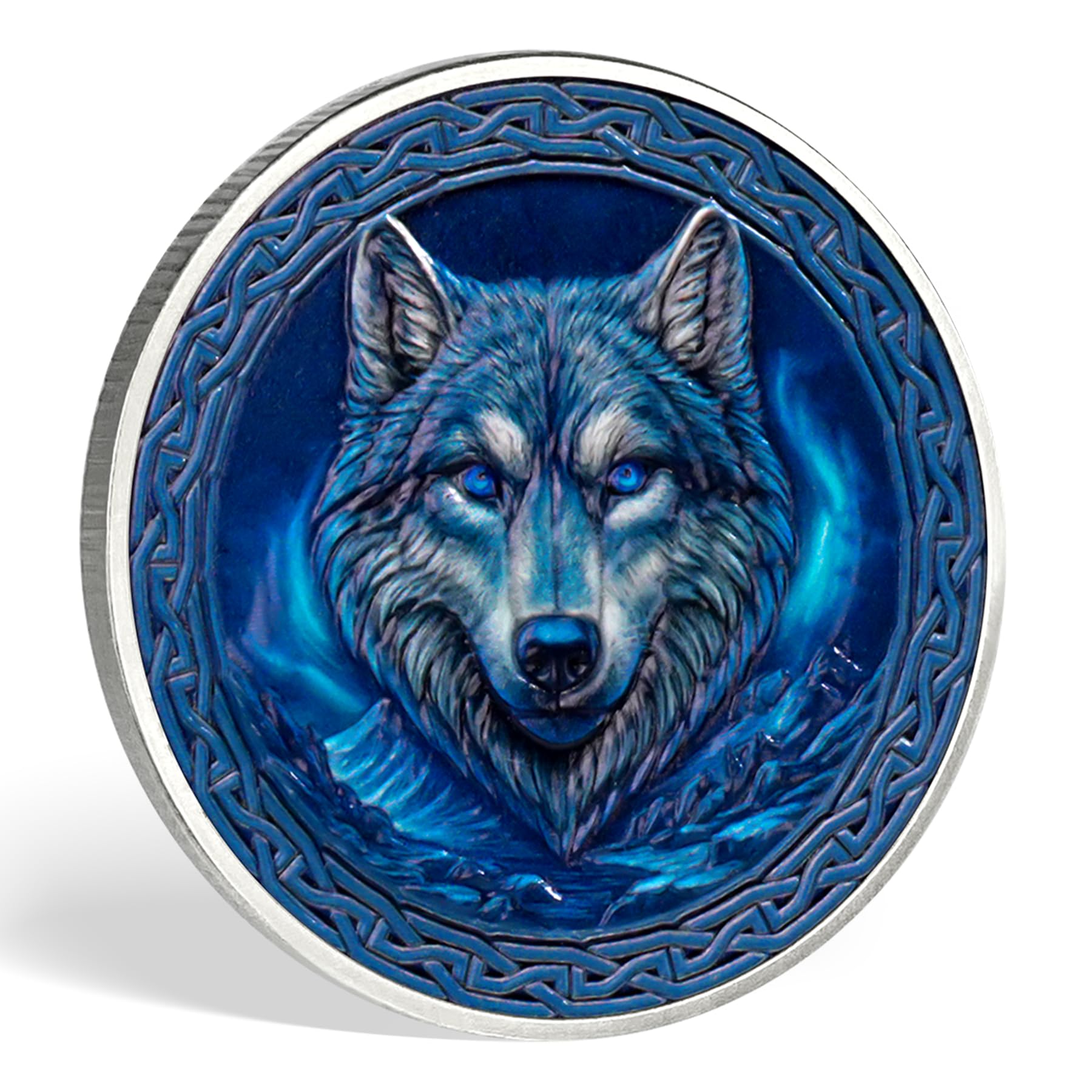 Viking Warrior Wolf Challenge Coin mysite
