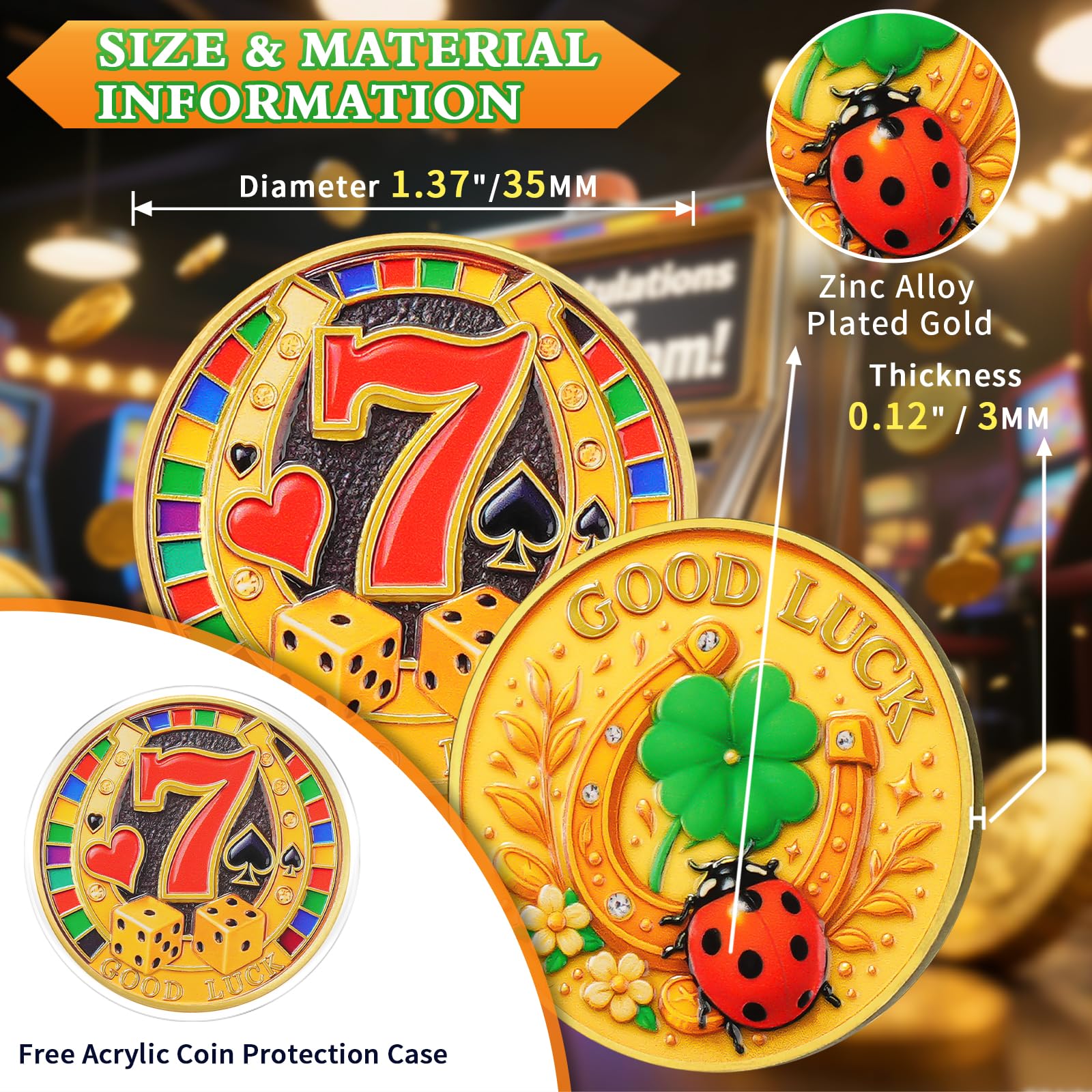 Original Double Sided Lucky Coin mysite