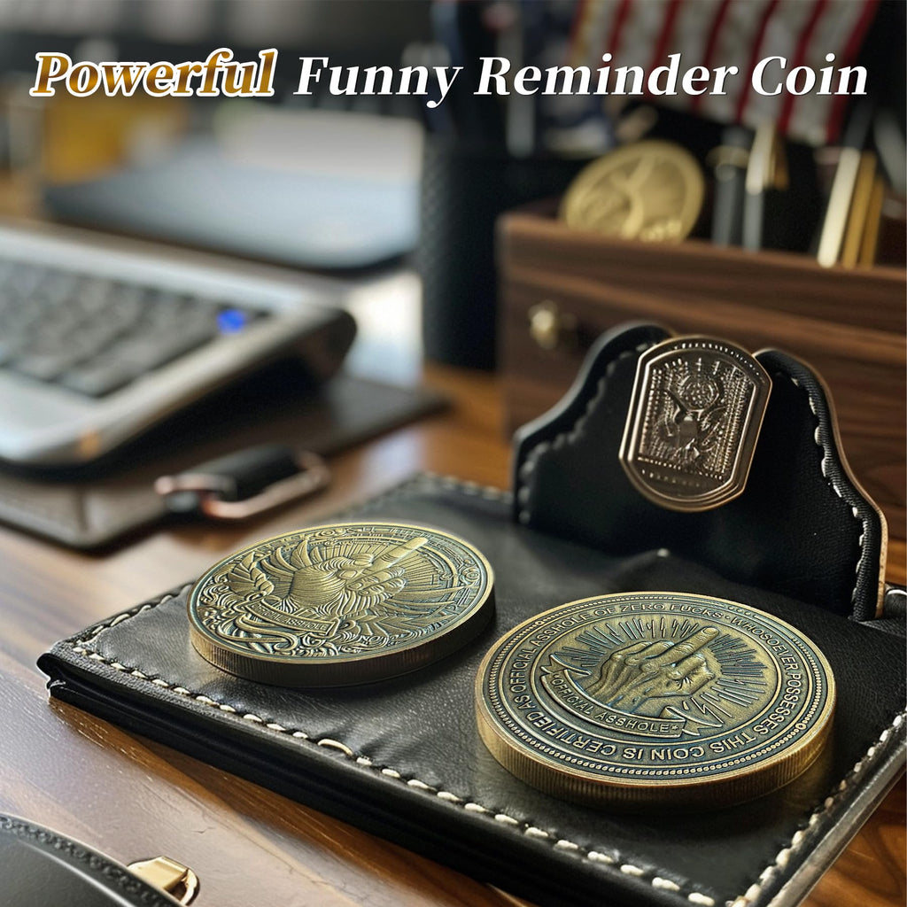 Funny Zero F's Given Challenge Coin mysite