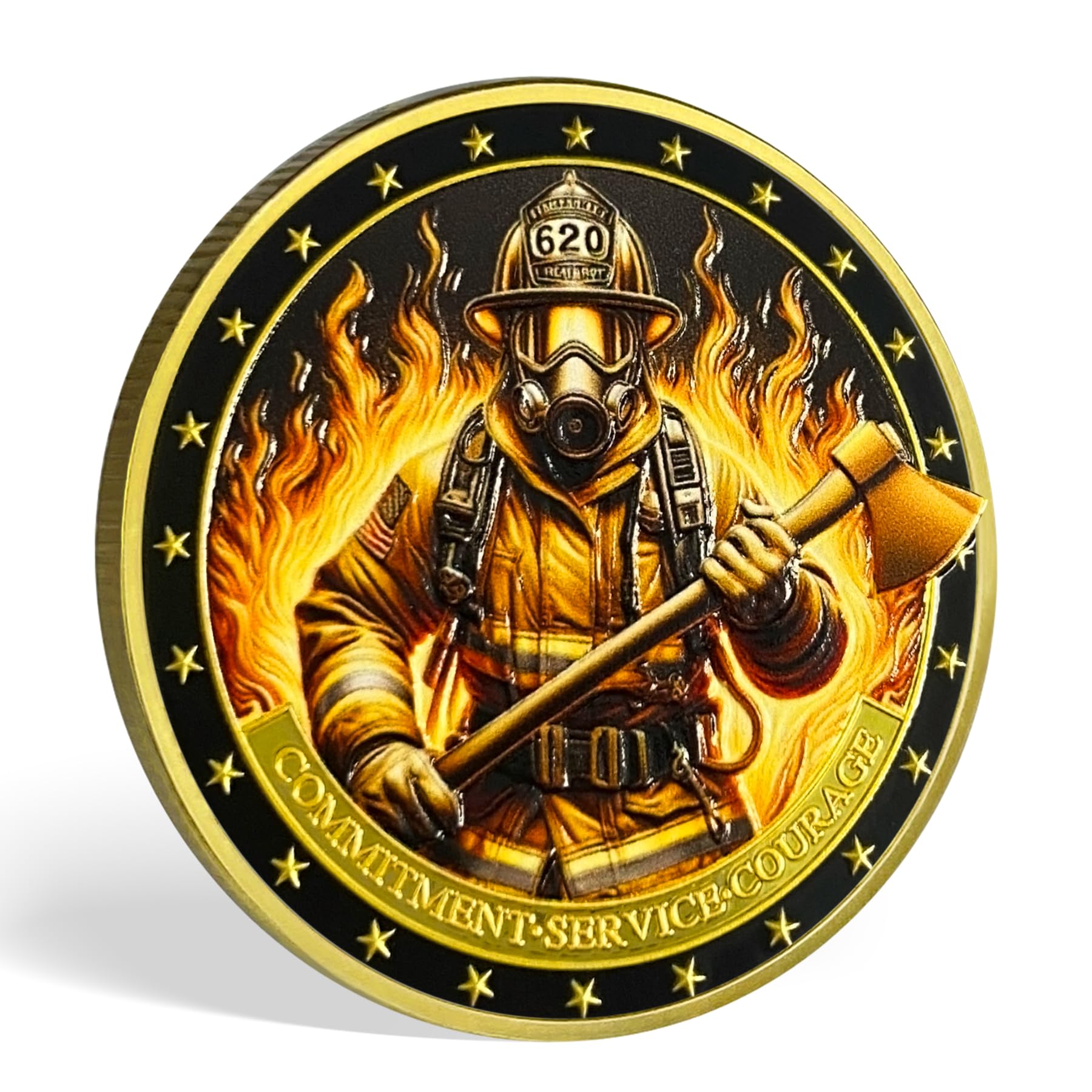 Firefighters Fire Rescue Challenge Coin mysite