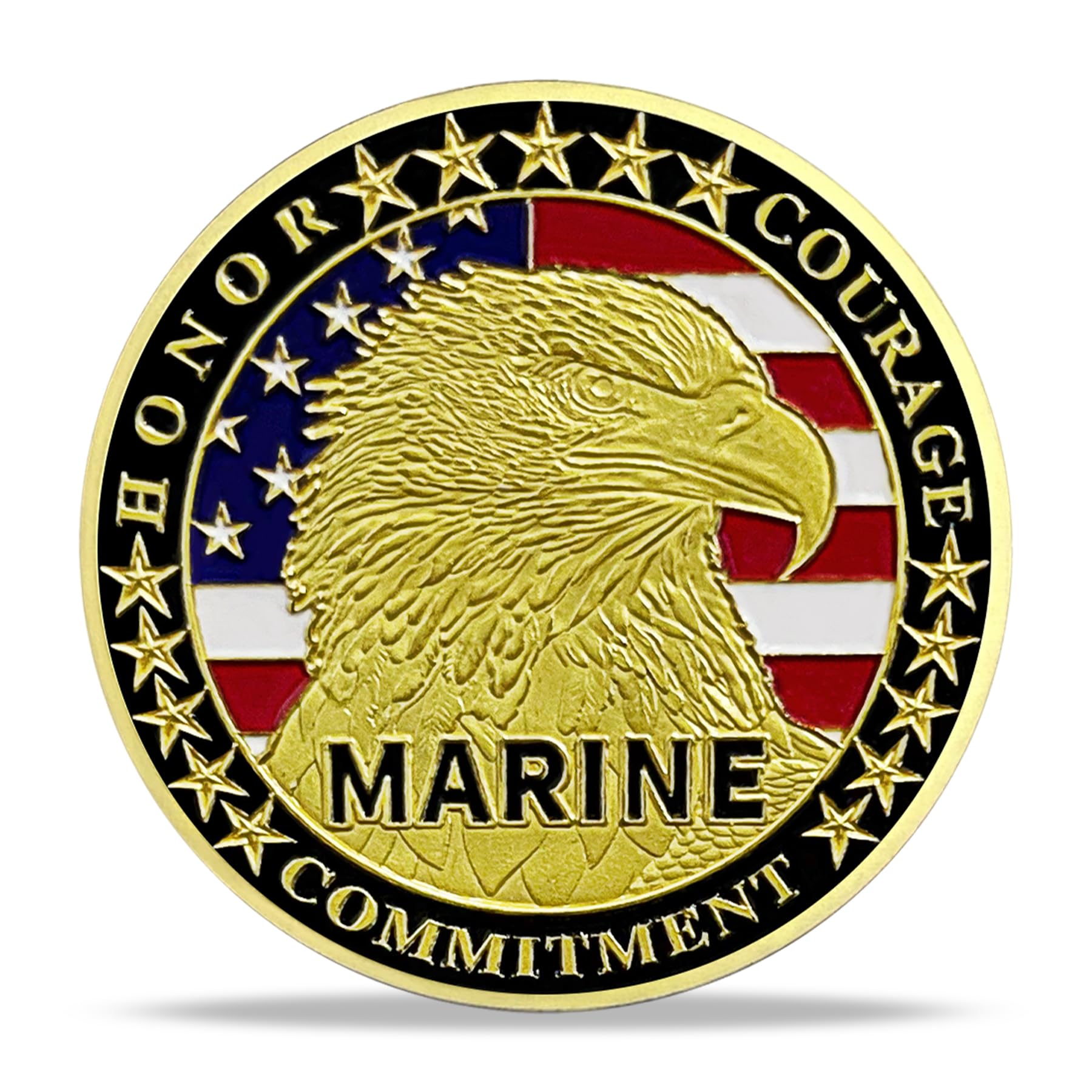 US Marine Devil Dog Challenge Coin Military Coins Gift for Marines mysite