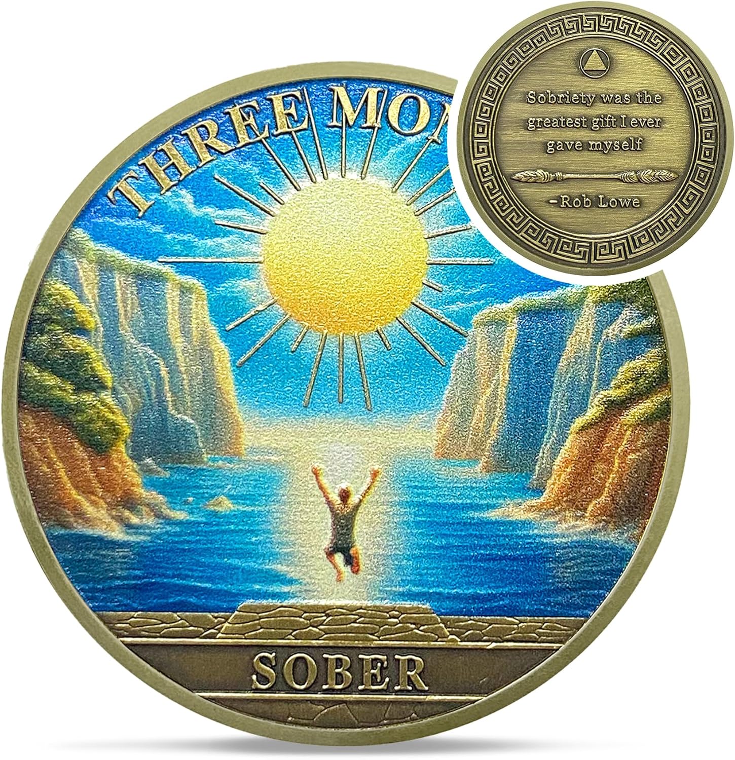 1-12 Months Recovery Addiction Celebrate Living Clean Sobriety Coin mysite