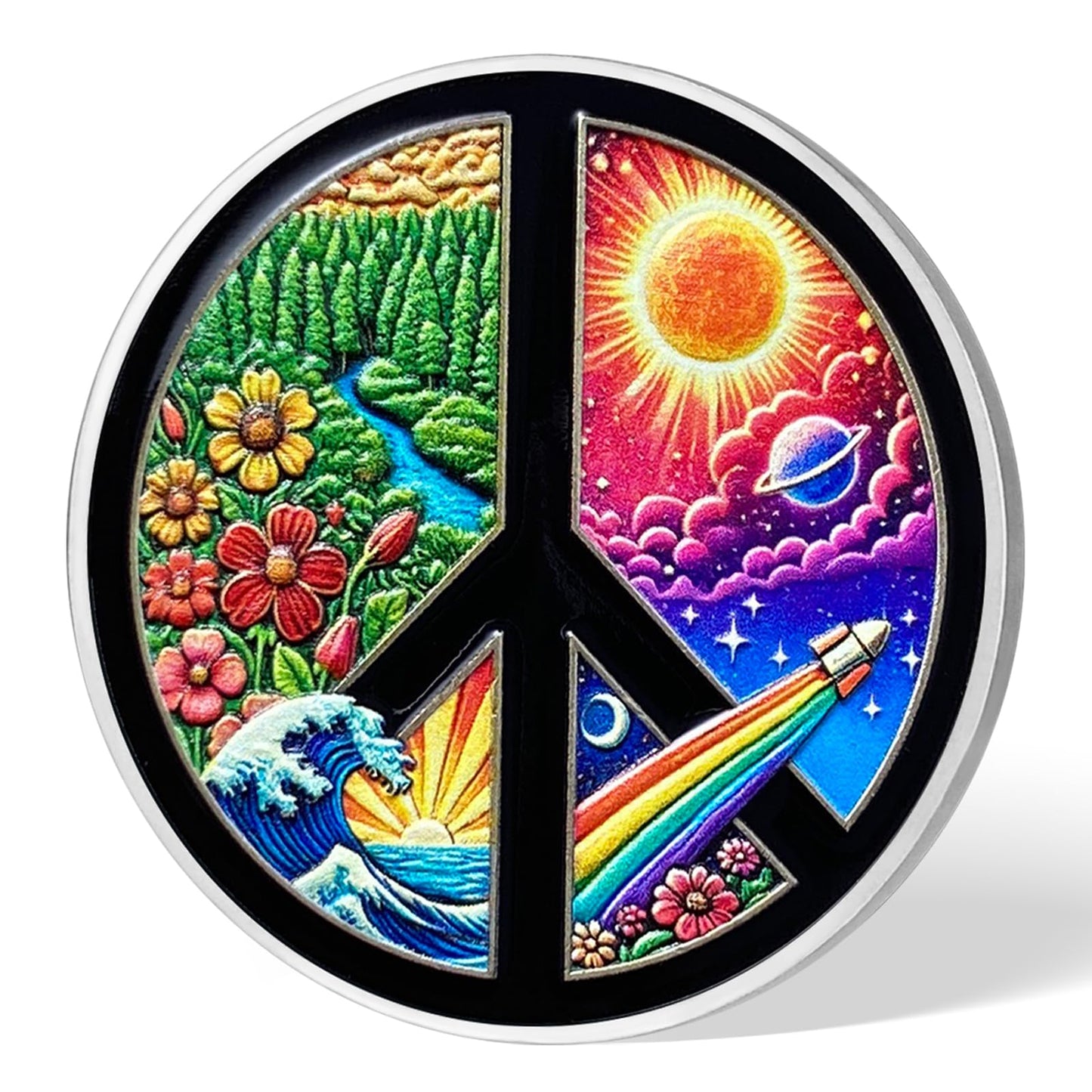 Nature Harmony & Universal Love Environmental Peace Coin mysite