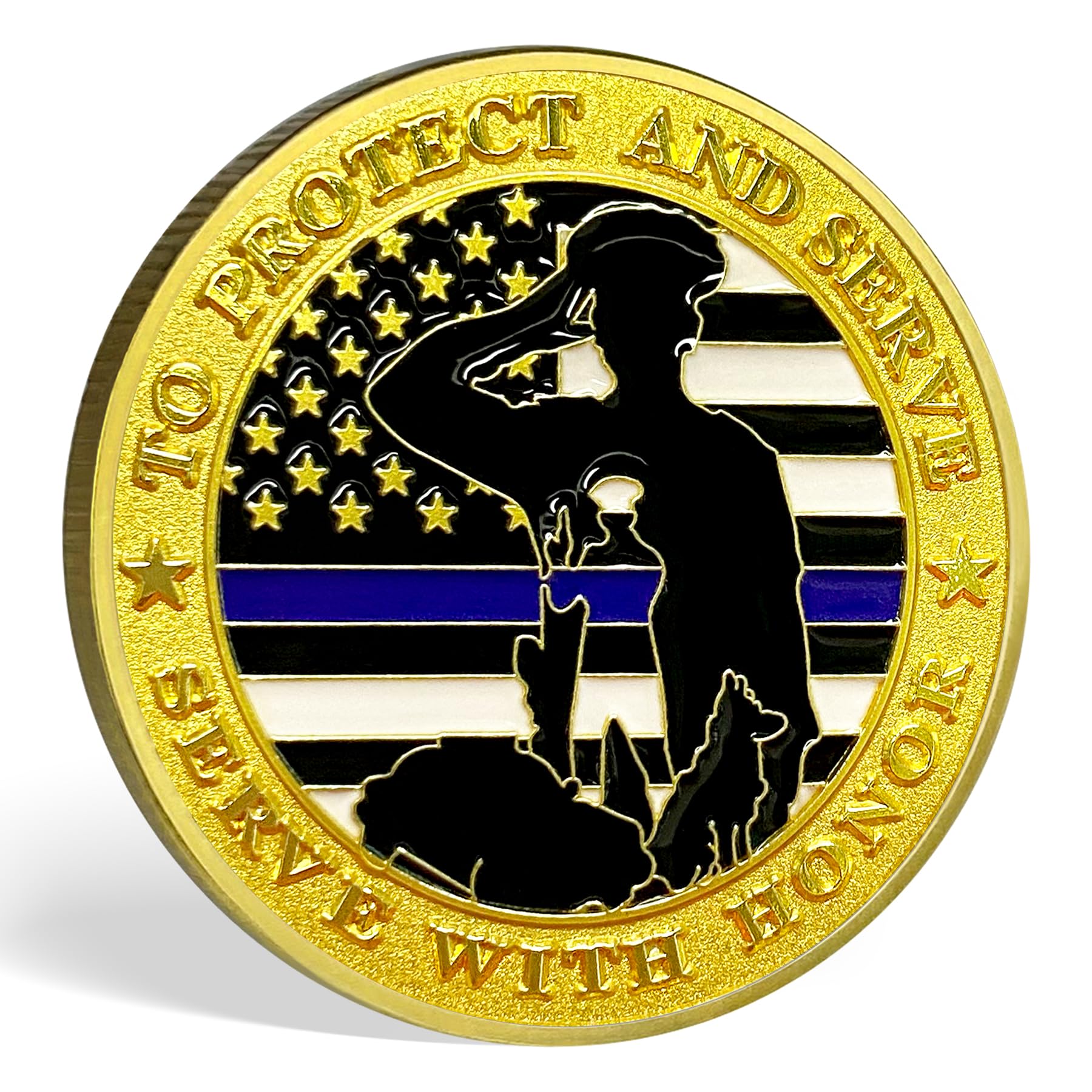 K9 Police Challenge Coin Law Enforcement Tribute Coin mysite