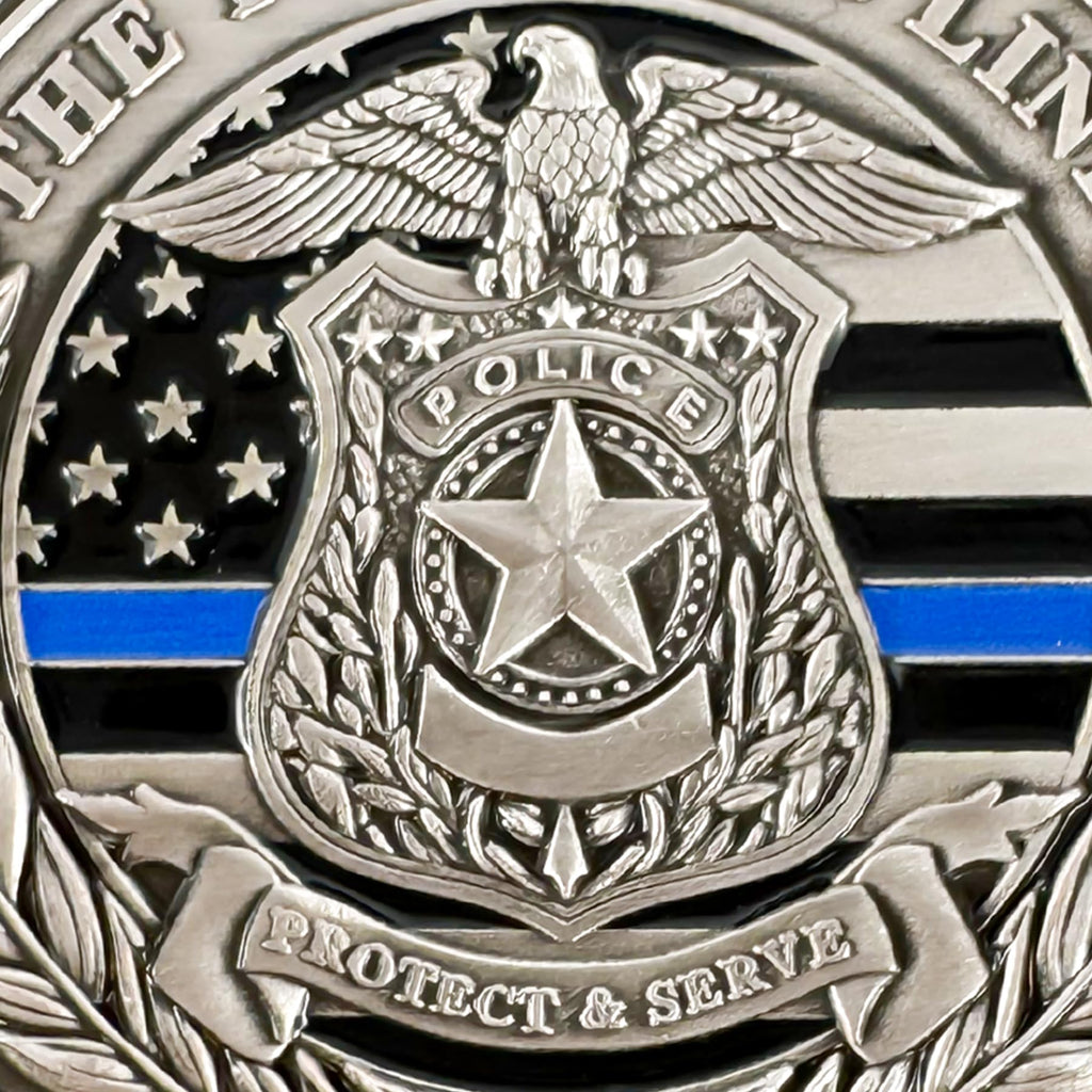 AtSKnSK Saint Michael Police Prayer Coin Patron Saint of Police Officers Police Law Enforcement Challenge Coin (Police Couple, 1) mysite