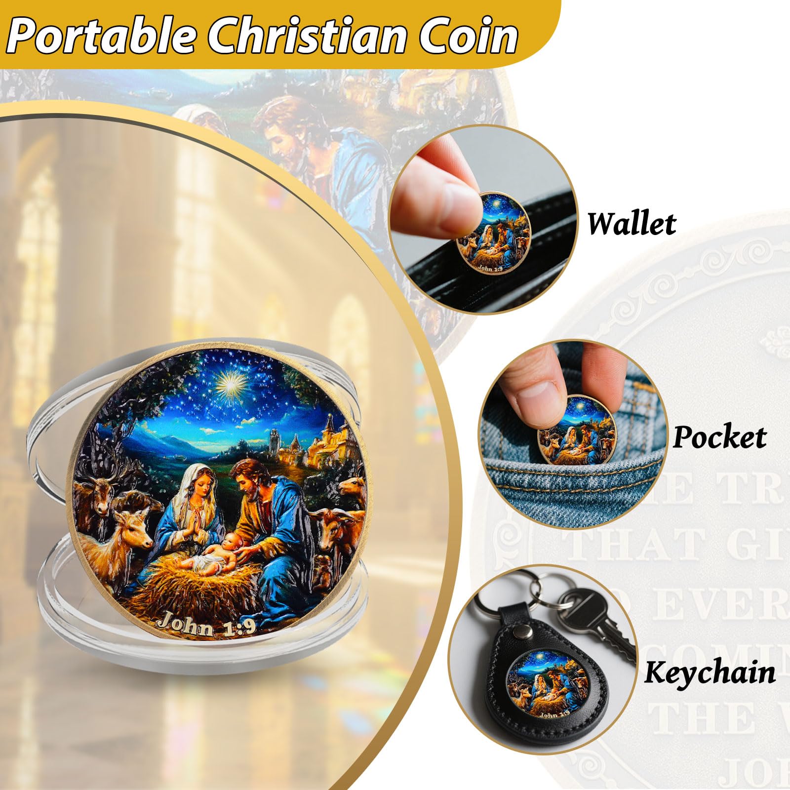 True Light Christmas Tokenara Christian Challenge Coin mysite