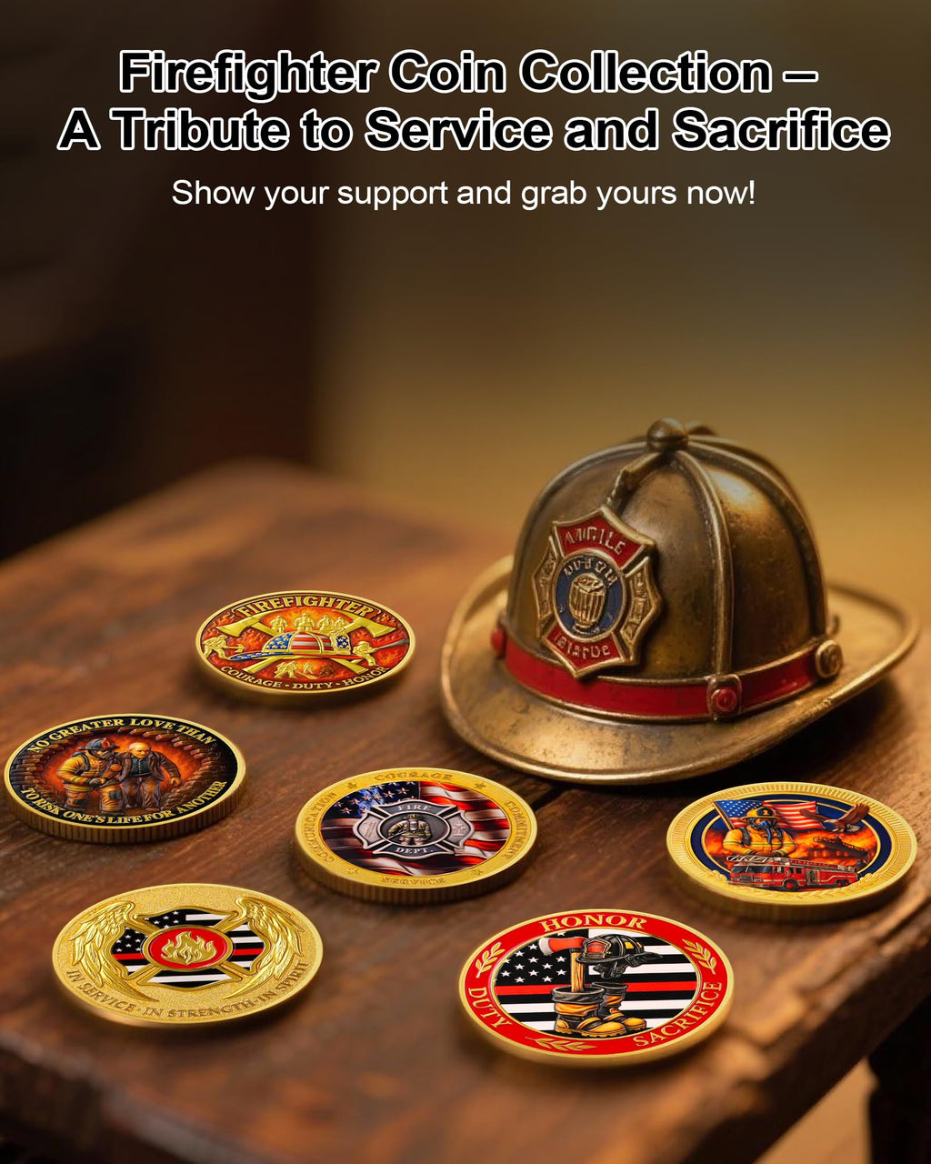 Firefighter Rescue Duty Honor Coin mysite