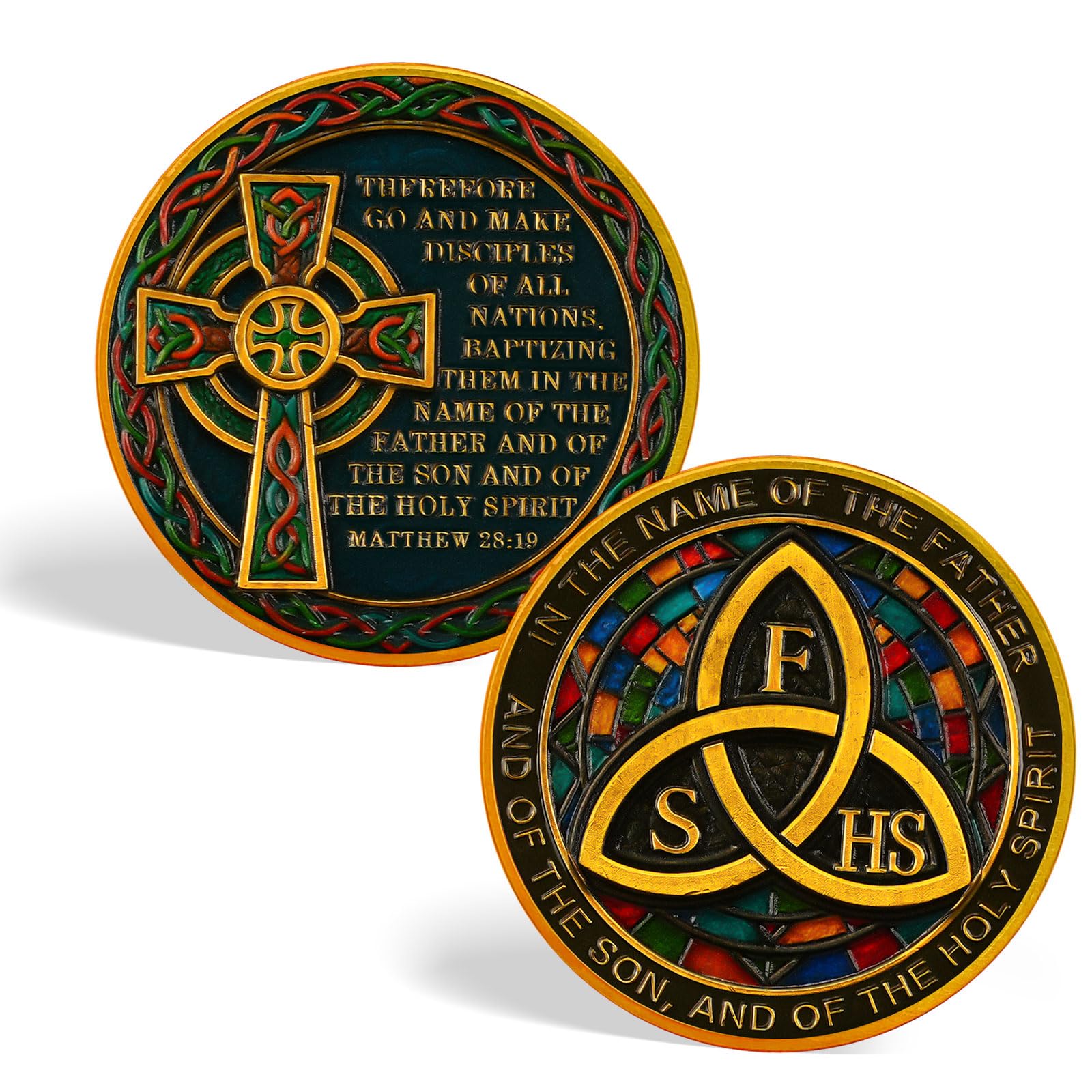 Sacred Christian Challenge Coin mysite