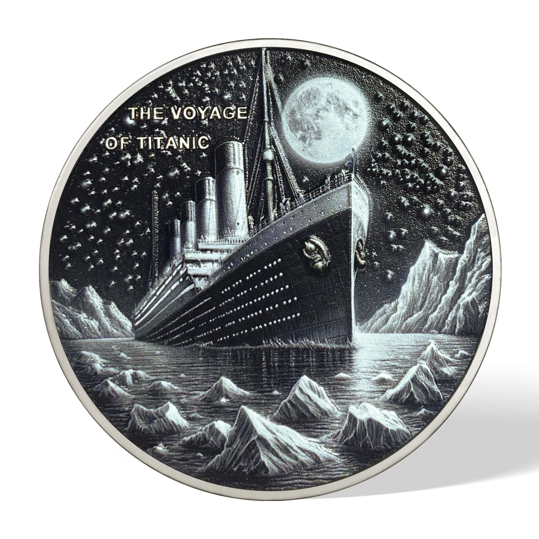 Titanic Cruise Artwork Never Sinking Cruise Ship Commemorative Coins mysite