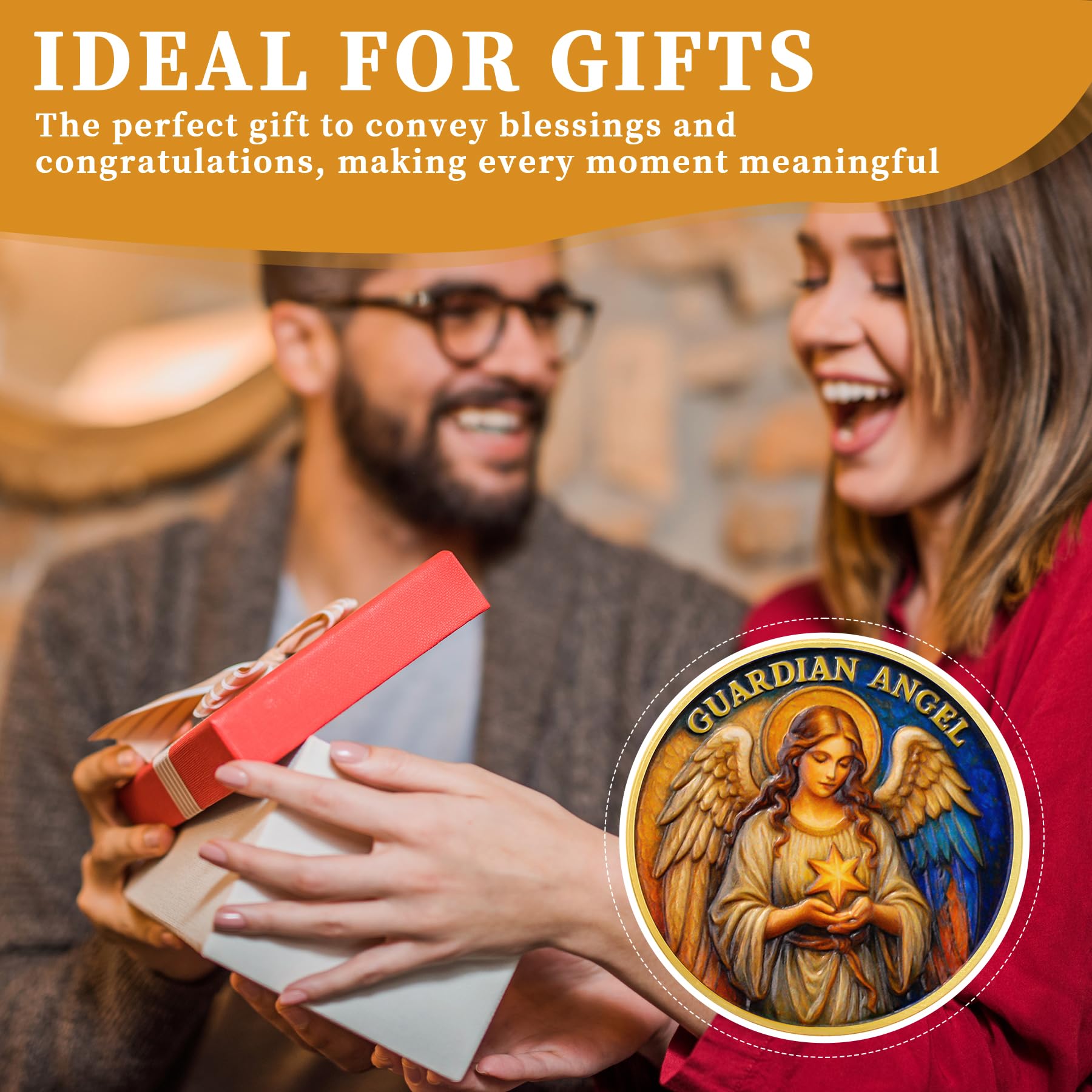 Guardian Angel Christian Challenge Coin – Psalm 91:11 Prayer Medallion mysite