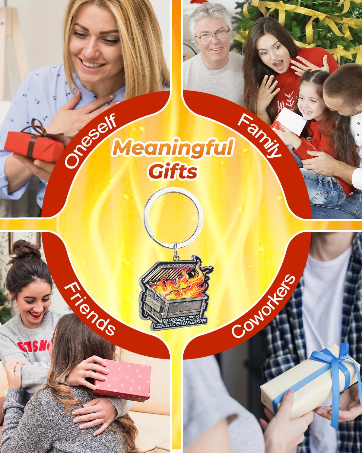 Strongest Steel Forged Emotional Dumpster Fire Keychain mysite