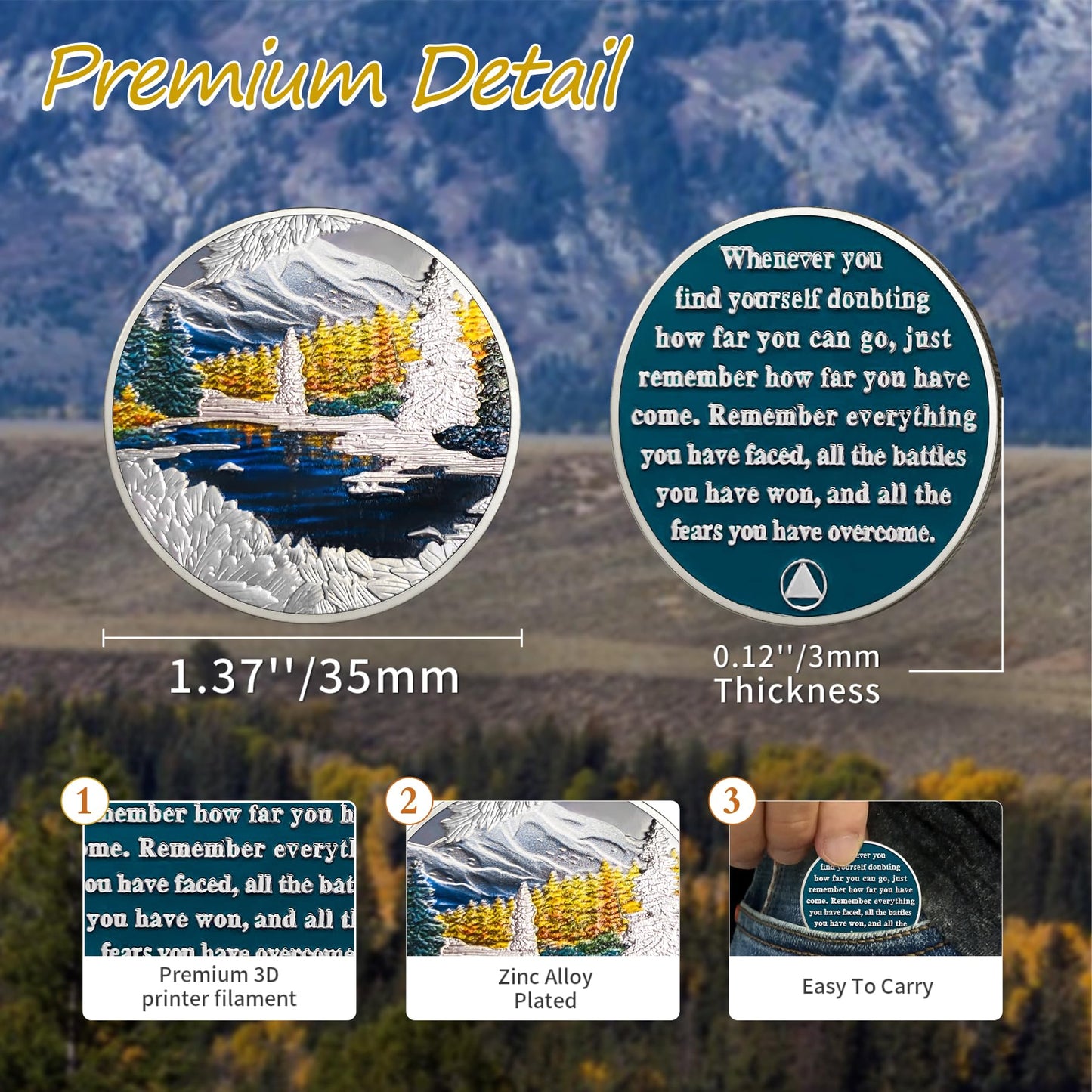 Original Winter Sobriety Coin mysite