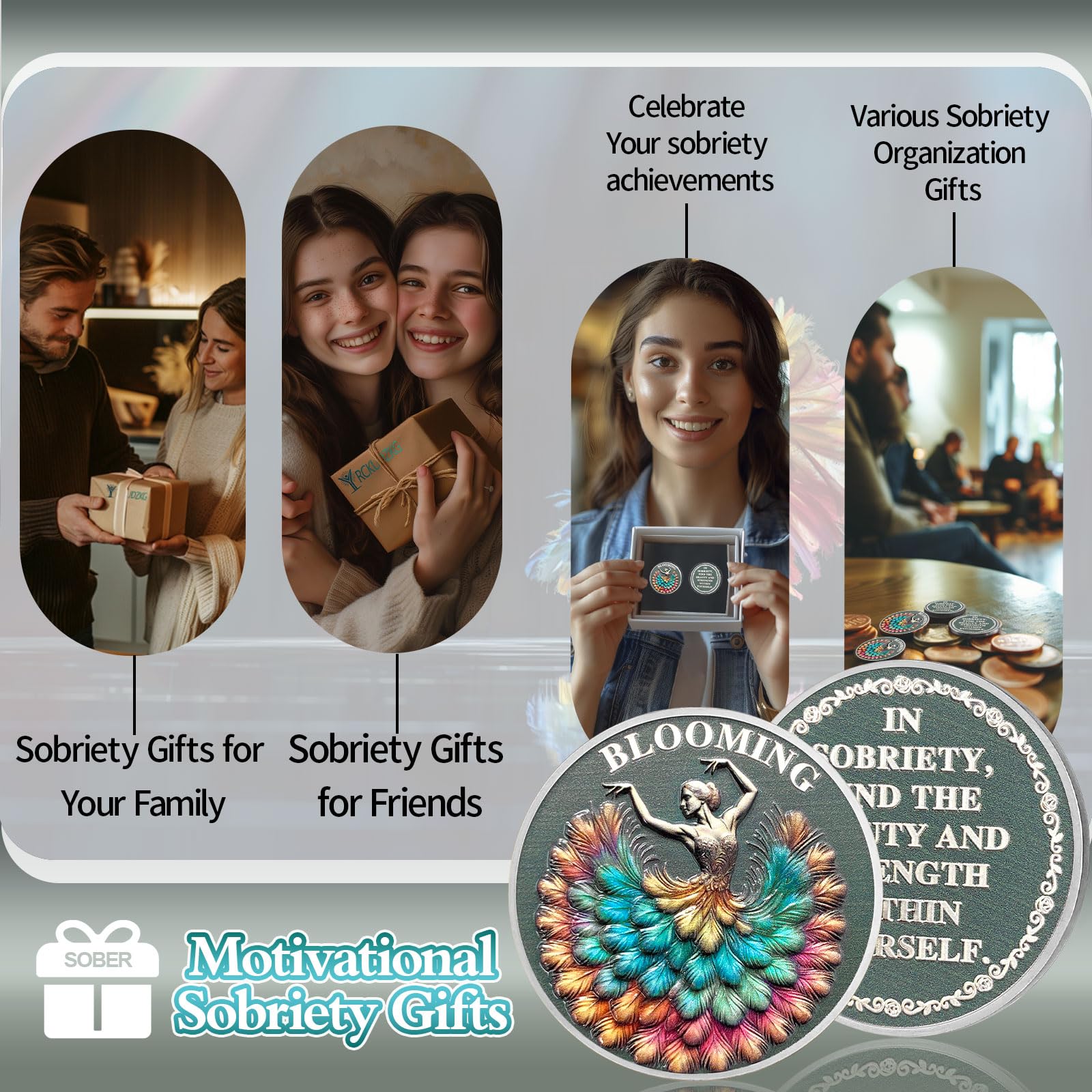 Blooming & Awakening Dancing Life Sobriety Coin mysite