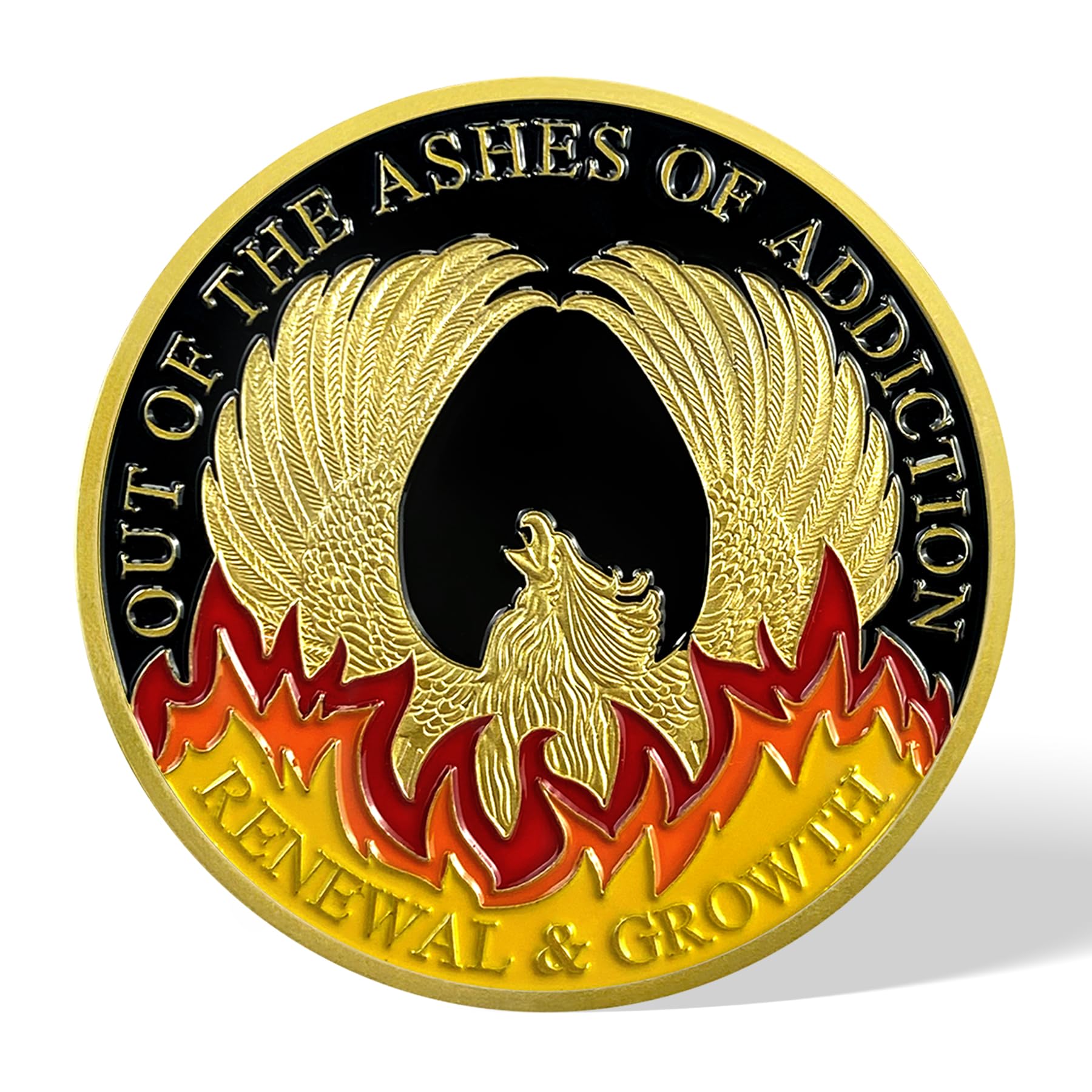 Rebirth from the Ashes Phoenix Sobriety Coin mysite