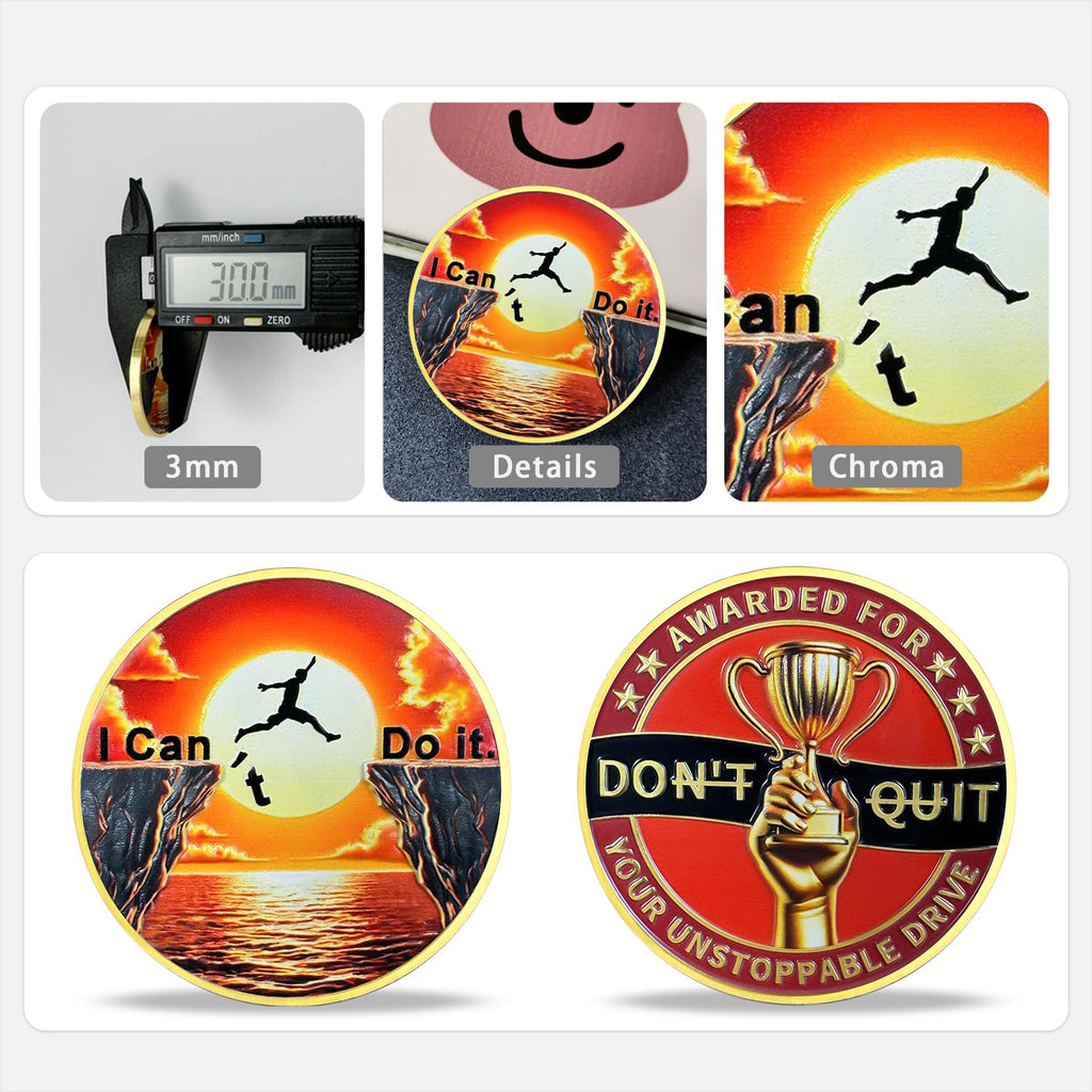 I CAN Motivational Challenge Sobriety Coin mysite