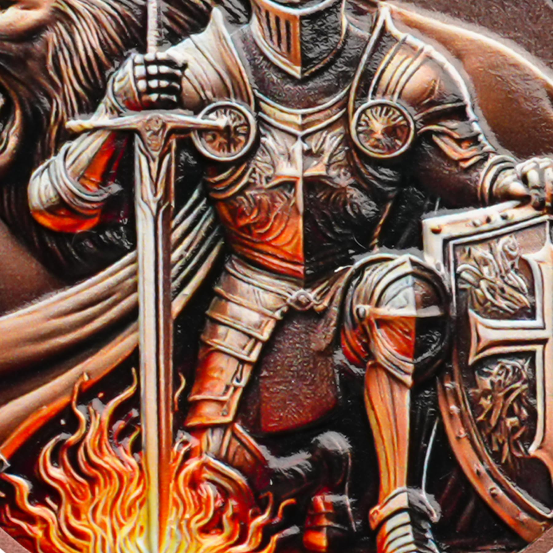 Knight and Lion Challenge Coin mysite