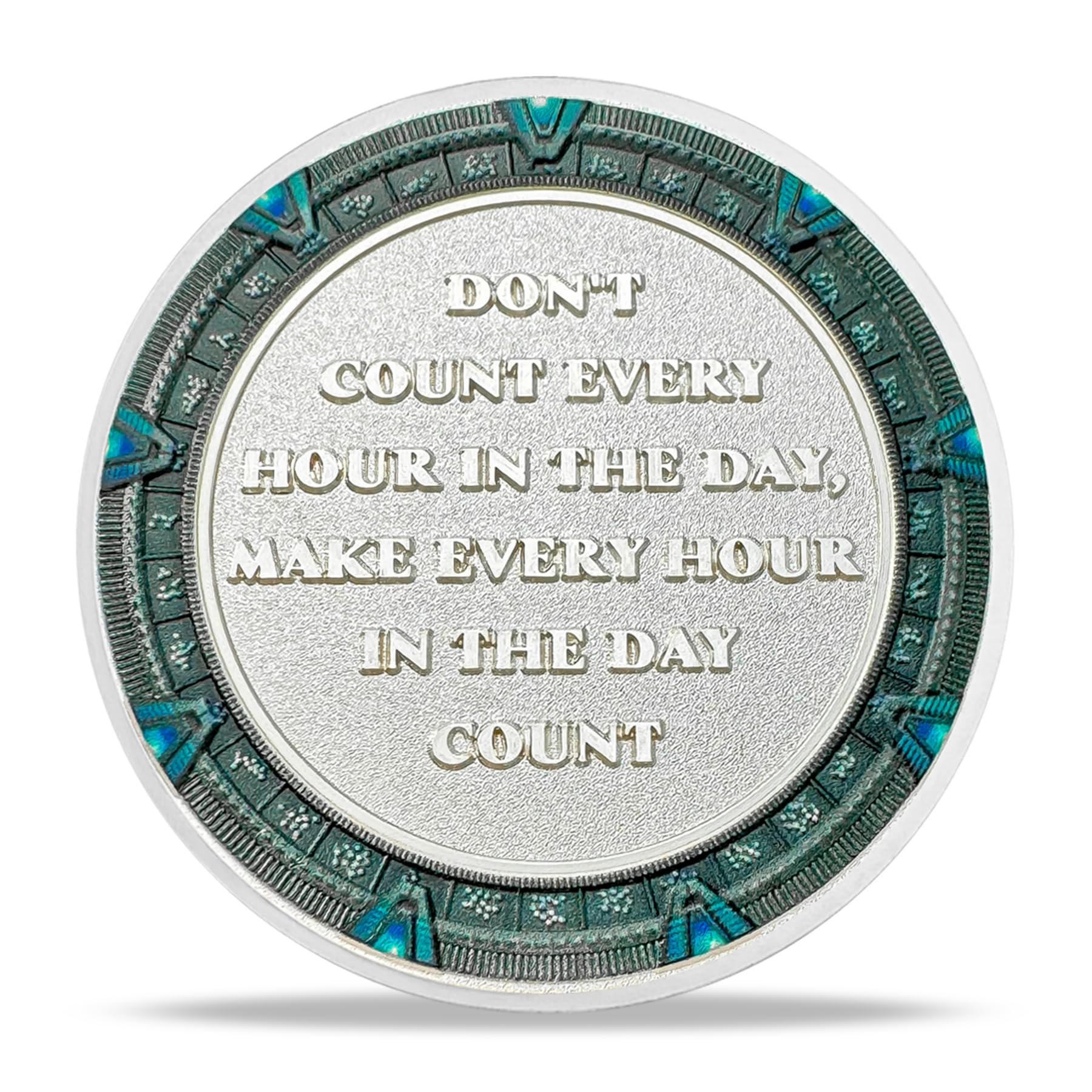 Time Traveler Overcoming Life's Challenge Coin mysite