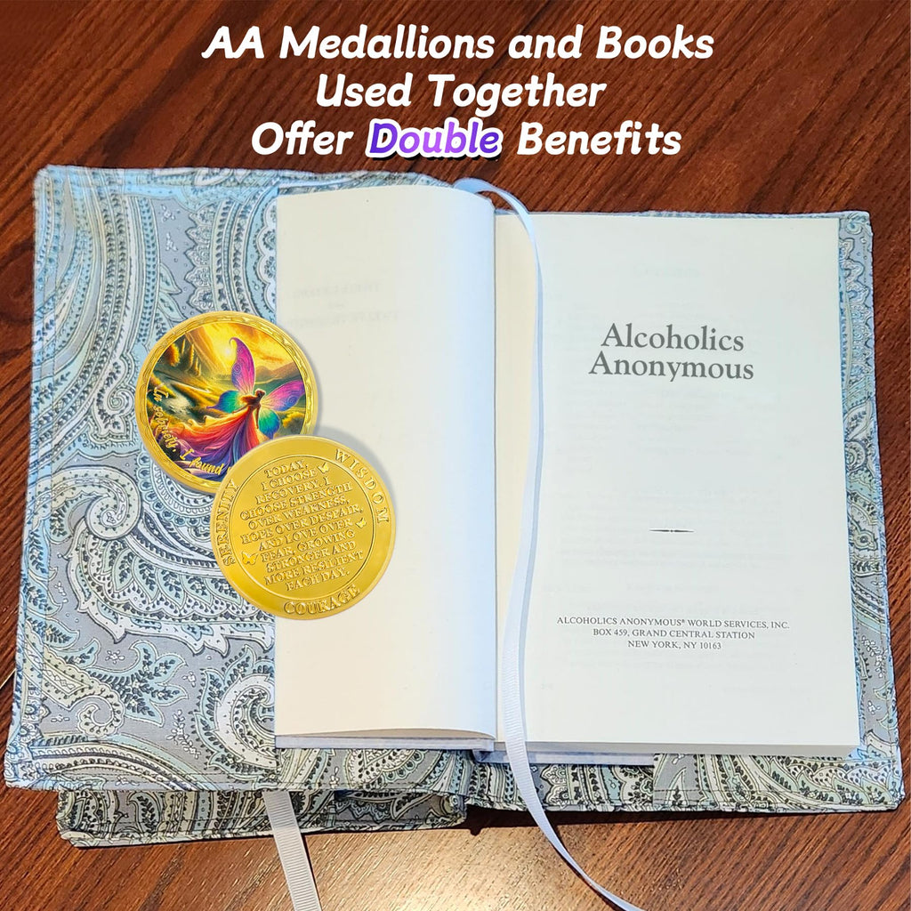 Affirmation Sunlight Fairy Mountains Recovery Addiction Sobriety Coin mysite