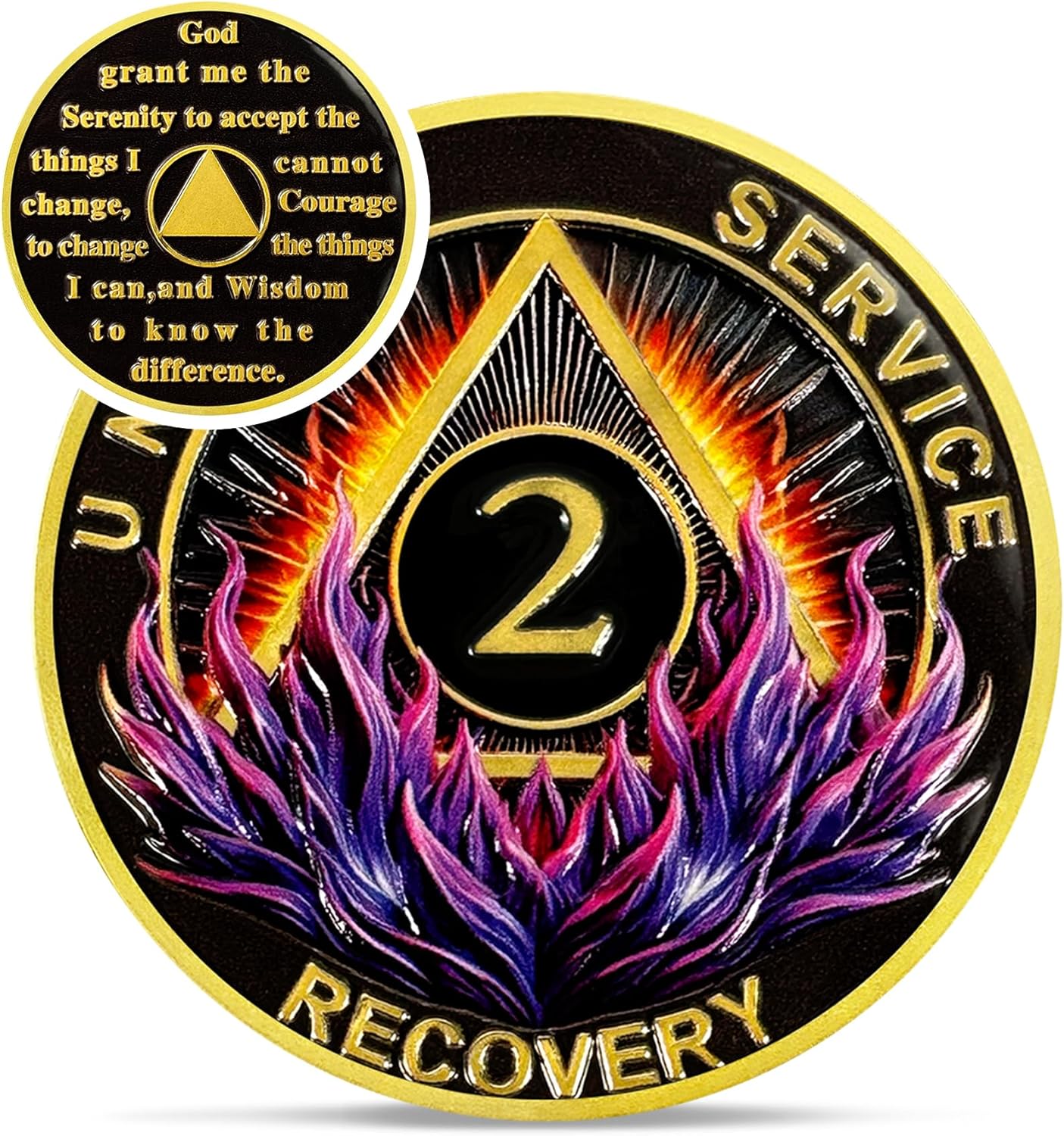 Delicate Triangle Sobriety Coin mysite