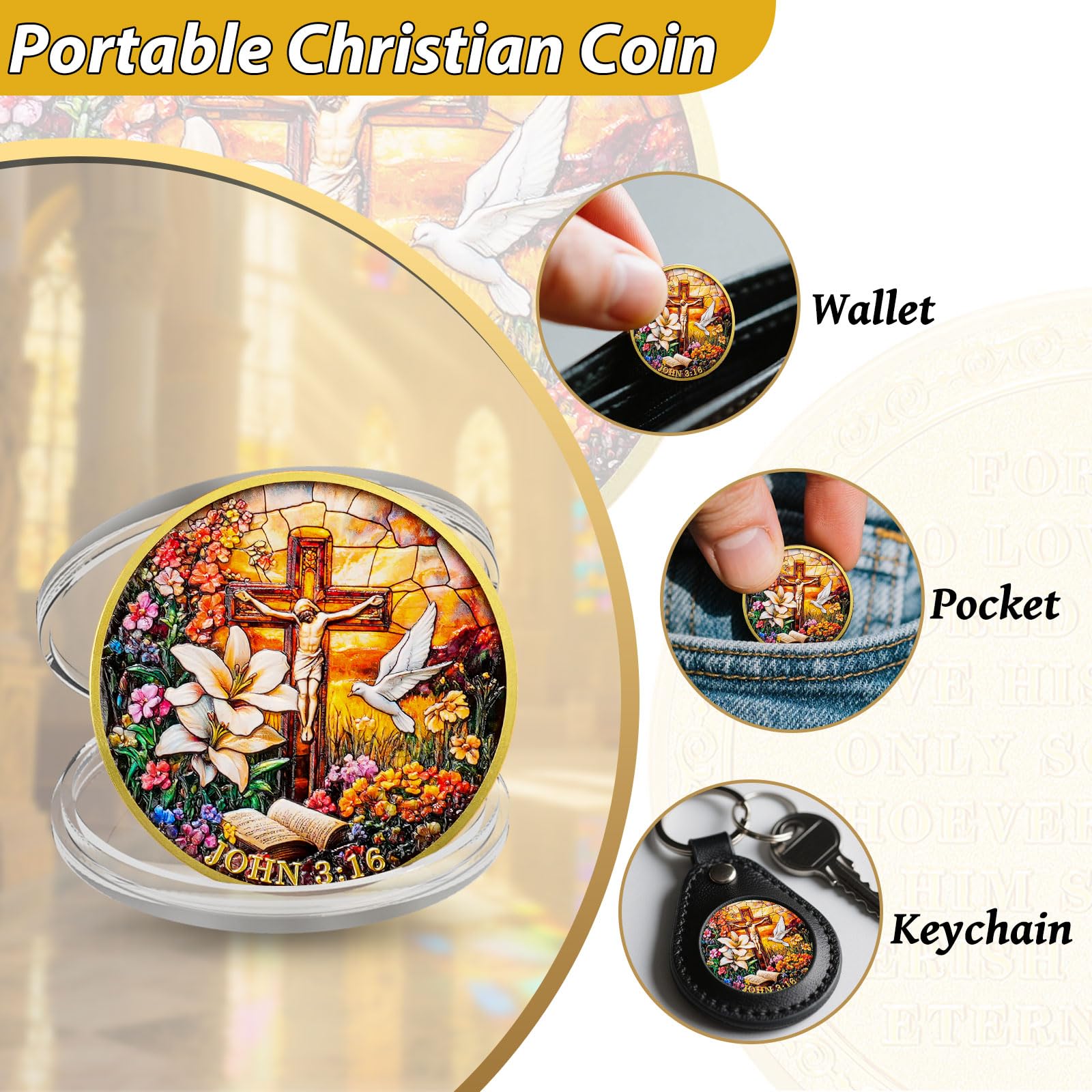 Tokenara Christian Religious Challenge Coin mysite