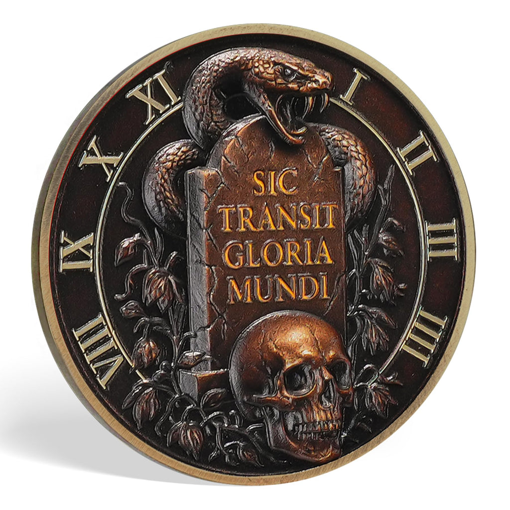 Memento Mori Stoic Skull Coin mysite