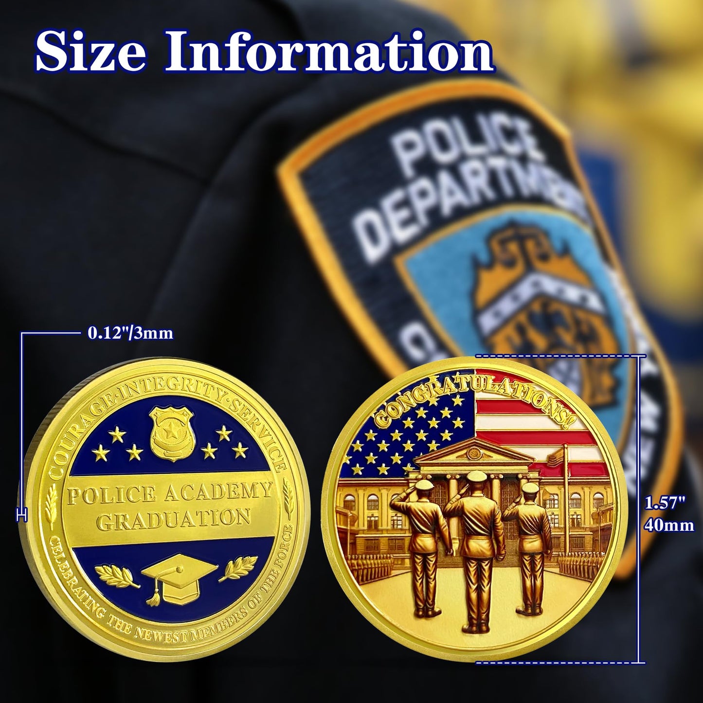 Police Graduation Gifts Coin mysite