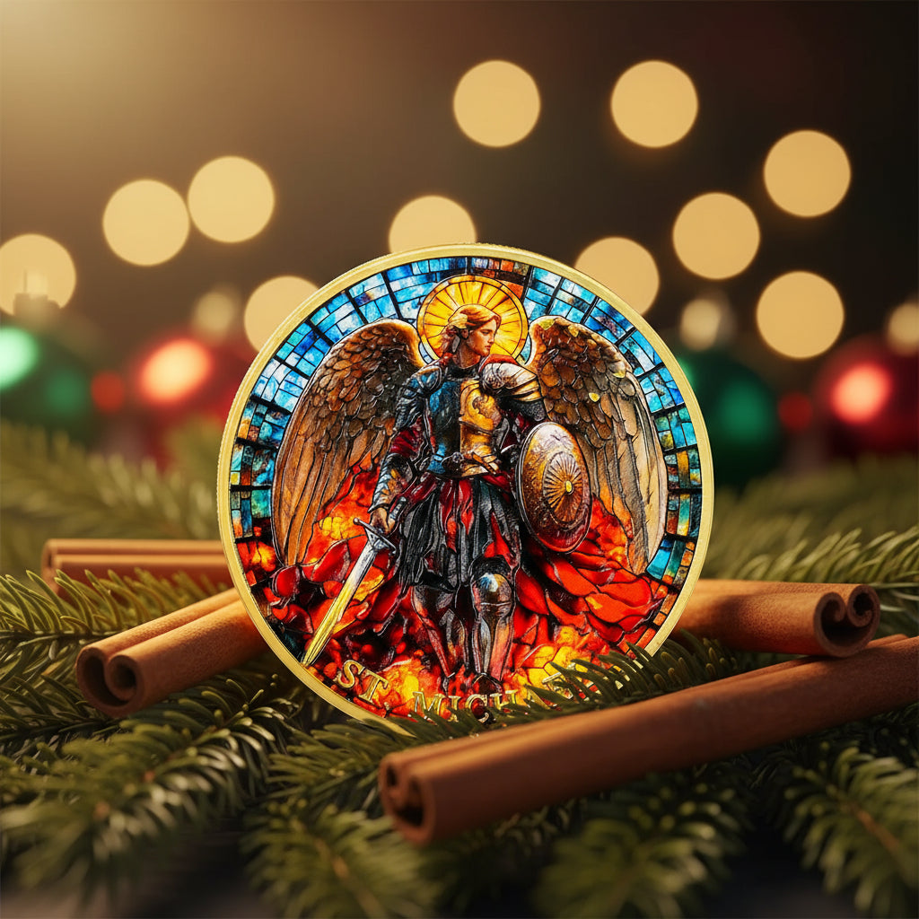 Saint Archangel Michael Christian Challenge Coin mysite