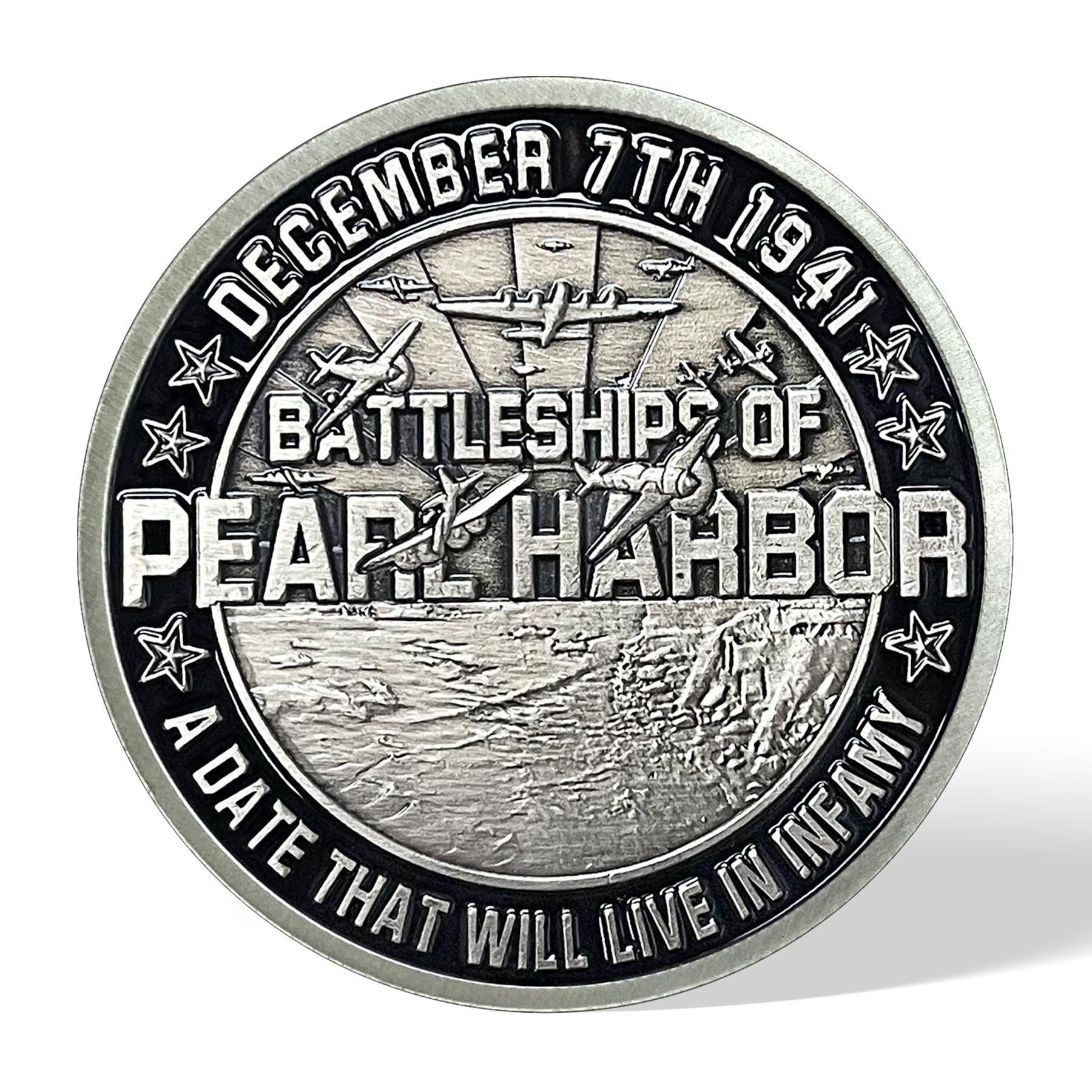 AtSKnSK USS Arizona Remember Pearl Harbor Challenge Coin Memorial Coin mysite