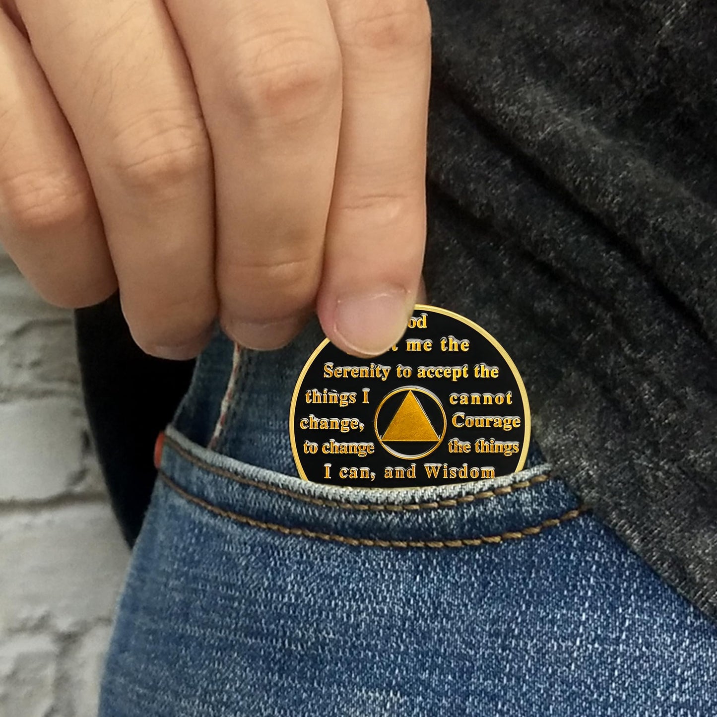 Personalized Powerful Woman Sobriety Coin mysite