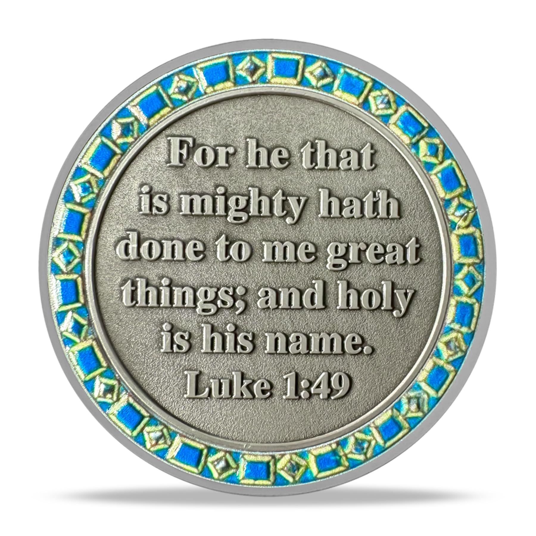 Inspirational Angel and Virgin Mary Annunciation Angel Religious Coin mysite