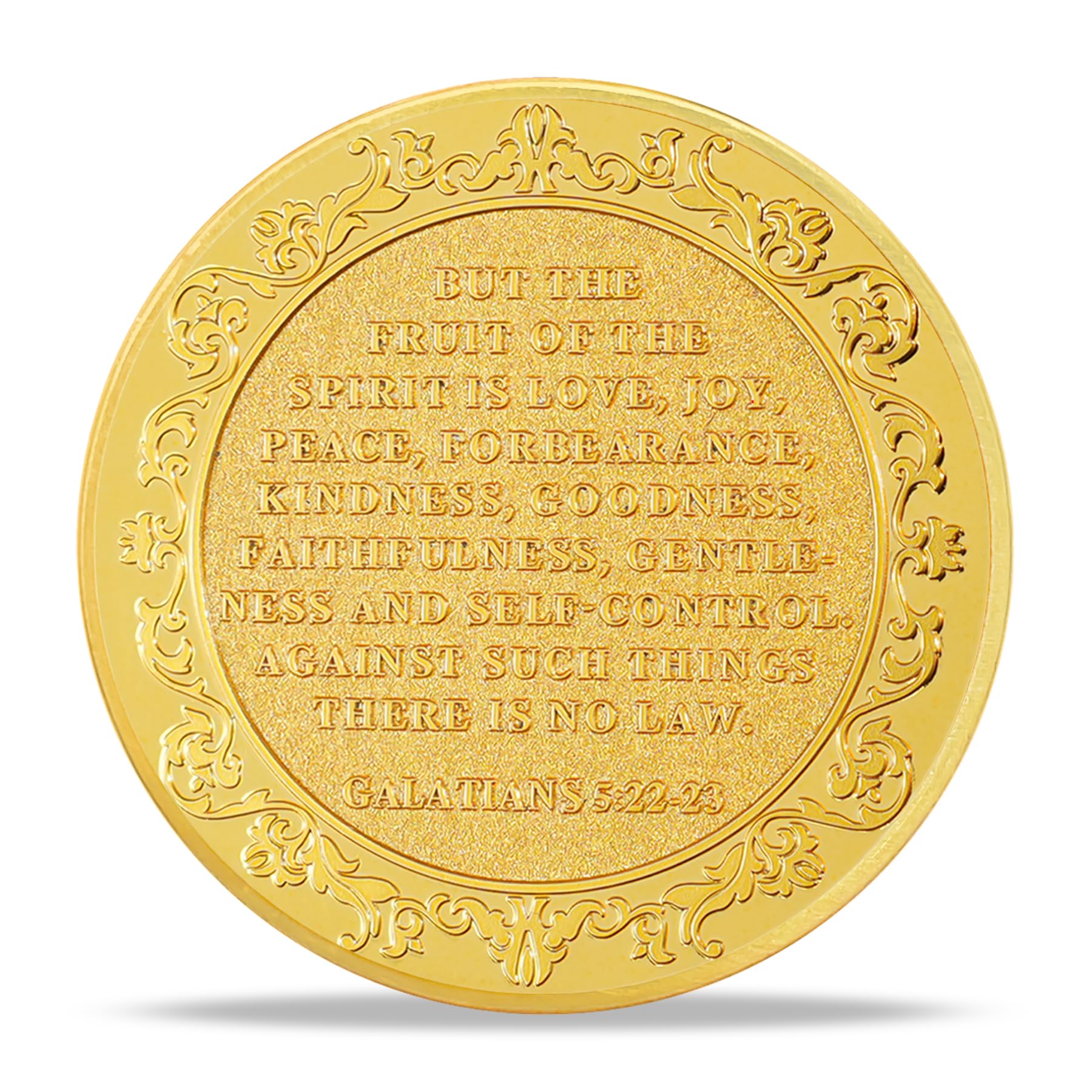 Fruit of The Spirit Christian Challenge Coin mysite