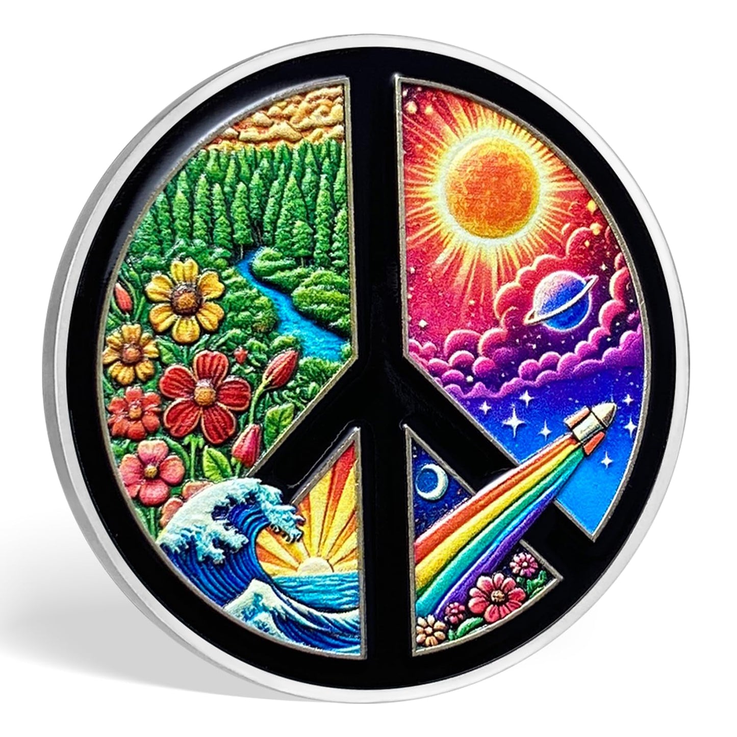 Nature Harmony & Universal Love Environmental Peace Coin mysite